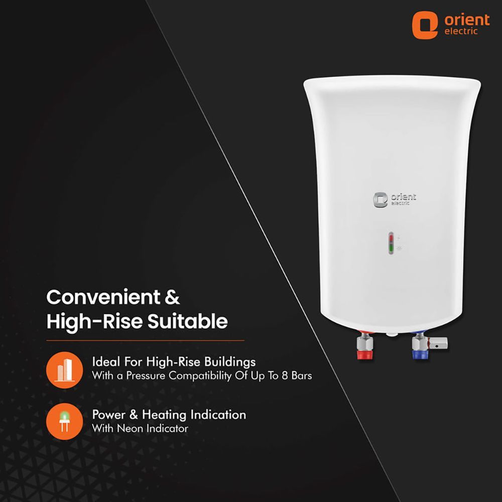 Orient Primus 3 Litres Instant Geyser with Neon Indicator (White) Orient Primus 3 Litres Instant Geyser with Neon Indicator (White)_7