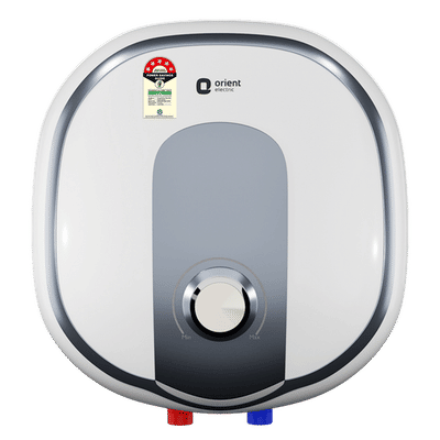 Orient Aquator 10 Litre 5 Star Vertical Storage Geyser with Whirlflow Technology (White)