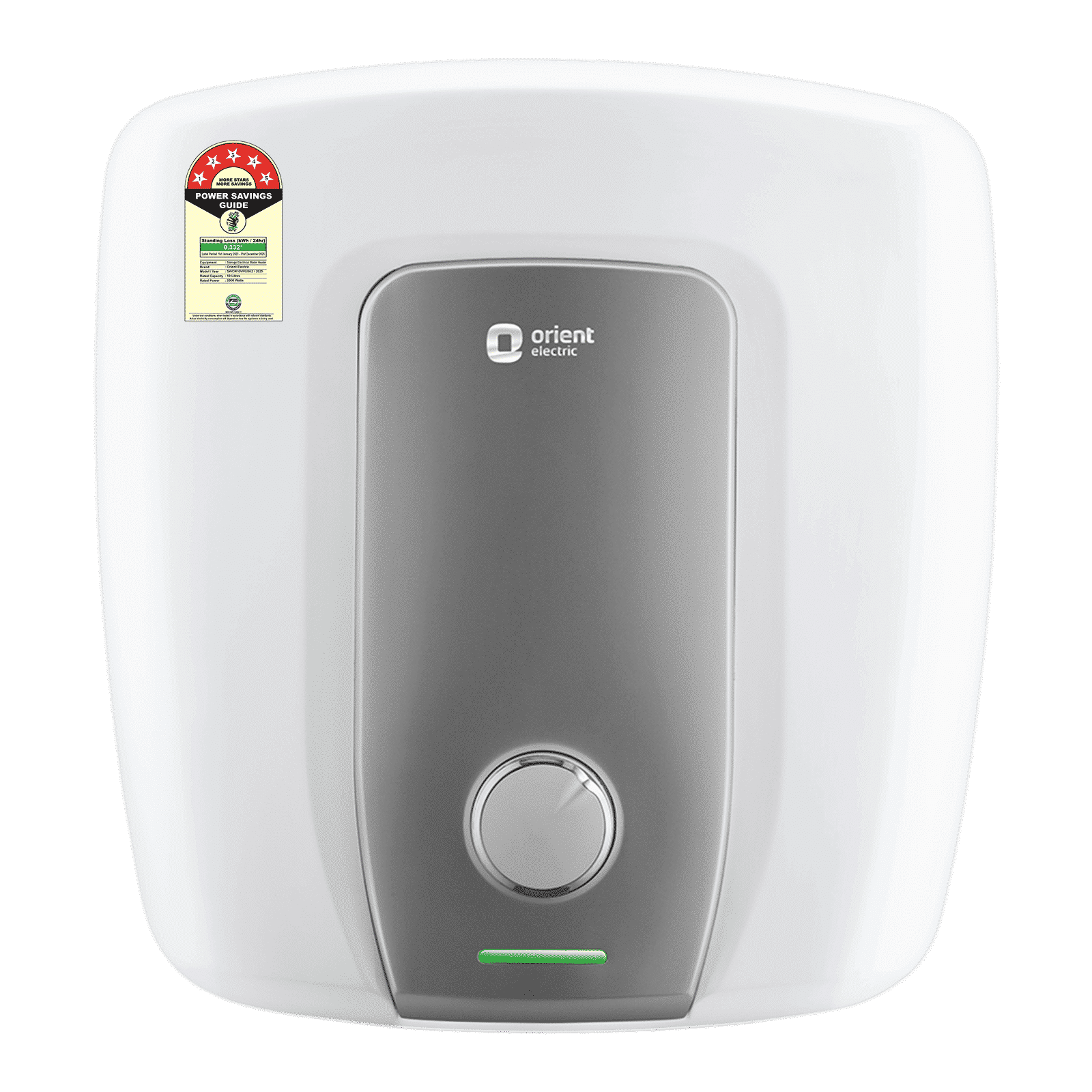 Orient Aquator Neo 10 Litre 5 Star Vertical Storage Geyser with Duron Heating Technology (White)_1
