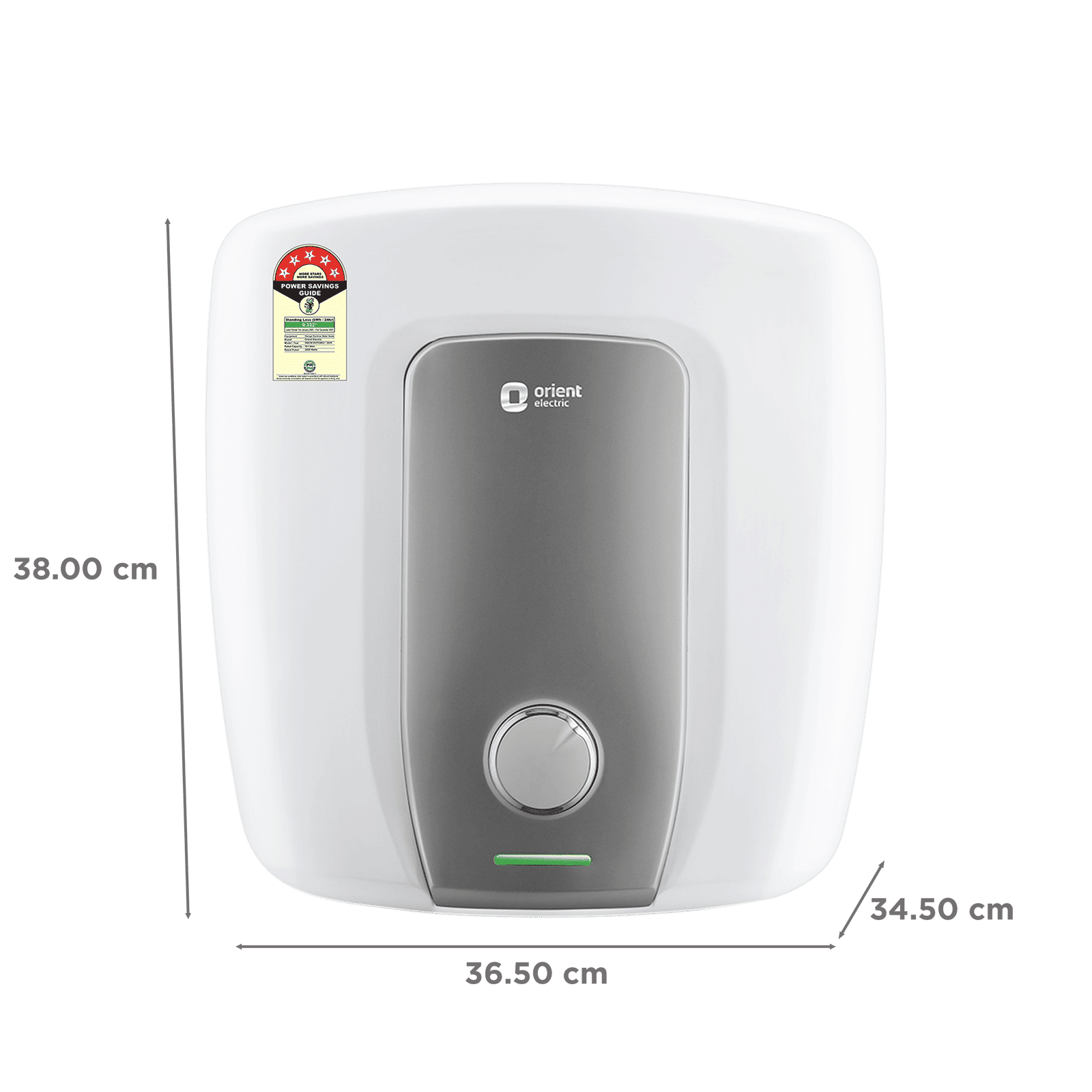 Orient Aquator Neo 10 Litre 5 Star Vertical Storage Geyser with Duron Heating Technology (White)_2