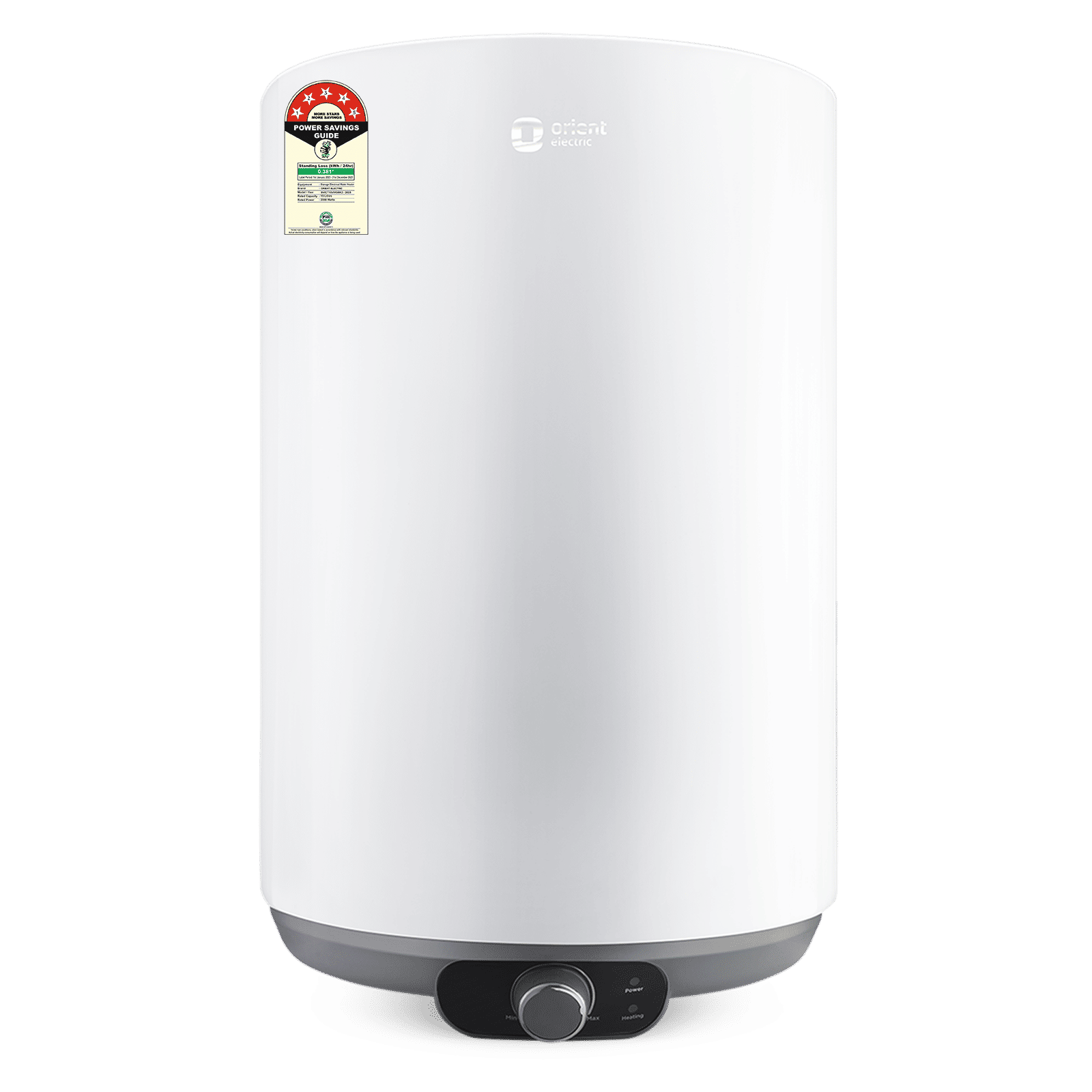 Orient Aquanova 15 Litre 5 Star Vertical Storage Geyser with Whirlflow Technology (White) Orient Aquanova 15 Litre 5 Star Vertical Storage Geyser with Whirlflow Technology (White)_1