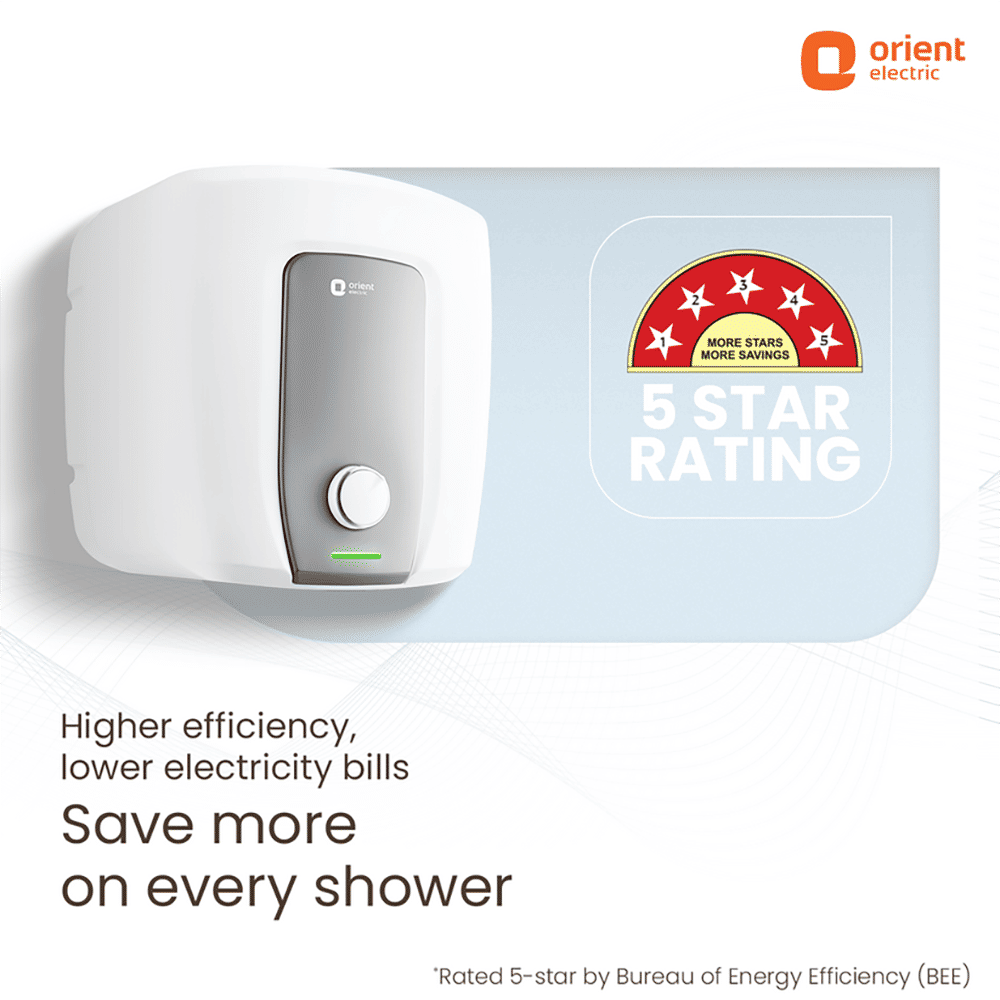 Orient Aquator Neo 15 Litre 5 Star Vertical Storage Geyser with Duron Heating Technology (White) Orient Aquator Neo 15 Litre 5 Star Vertical Storage Geyser with Duron Heating Technology (White)_10