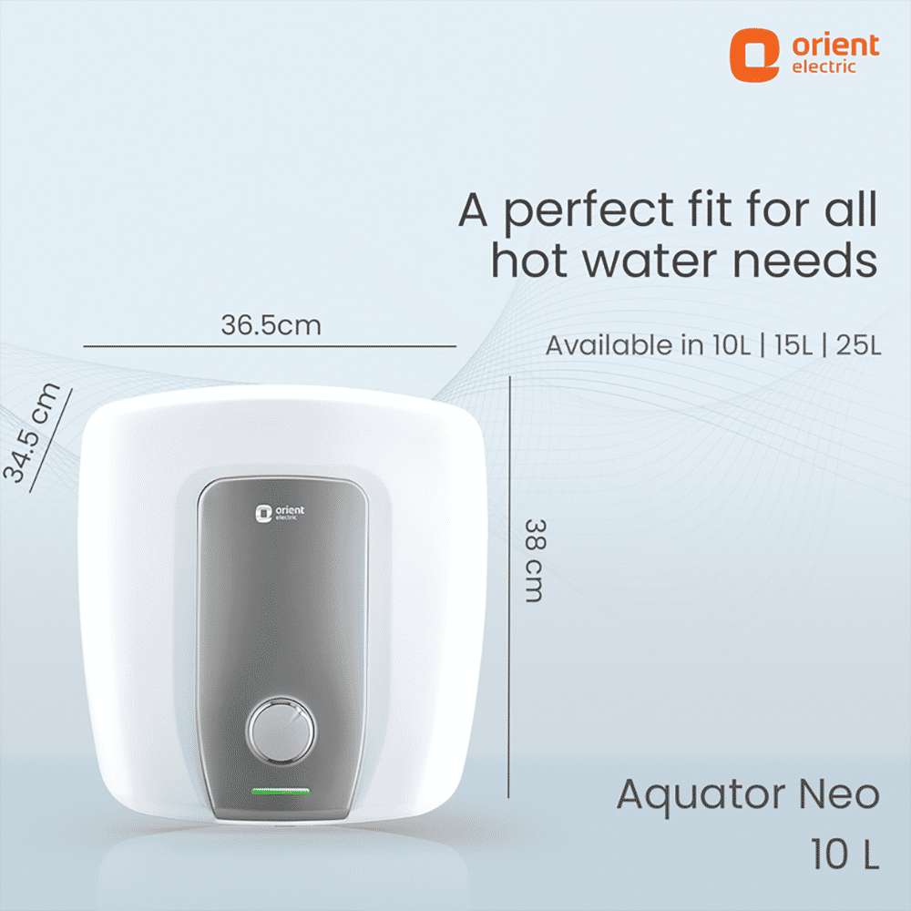 Orient Aquator Neo 25 Litre 5 Star Vertical Storage Geyser with Duron Heating Technology (White)_15