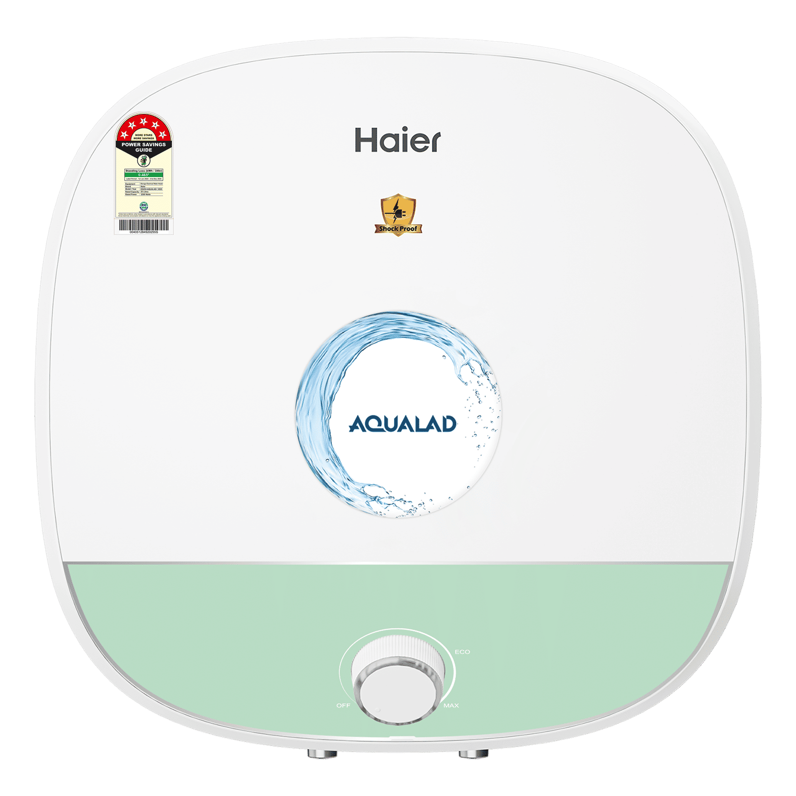 Haier ES15V-AQUALAD 15 Litre 5 Star Vertical Storage Geyser with Bacteria Proof System (Green) Haier ES15V-AQUALAD 15 Litre 5 Star Vertical Storage Geyser with Bacteria Proof System (Green)_1