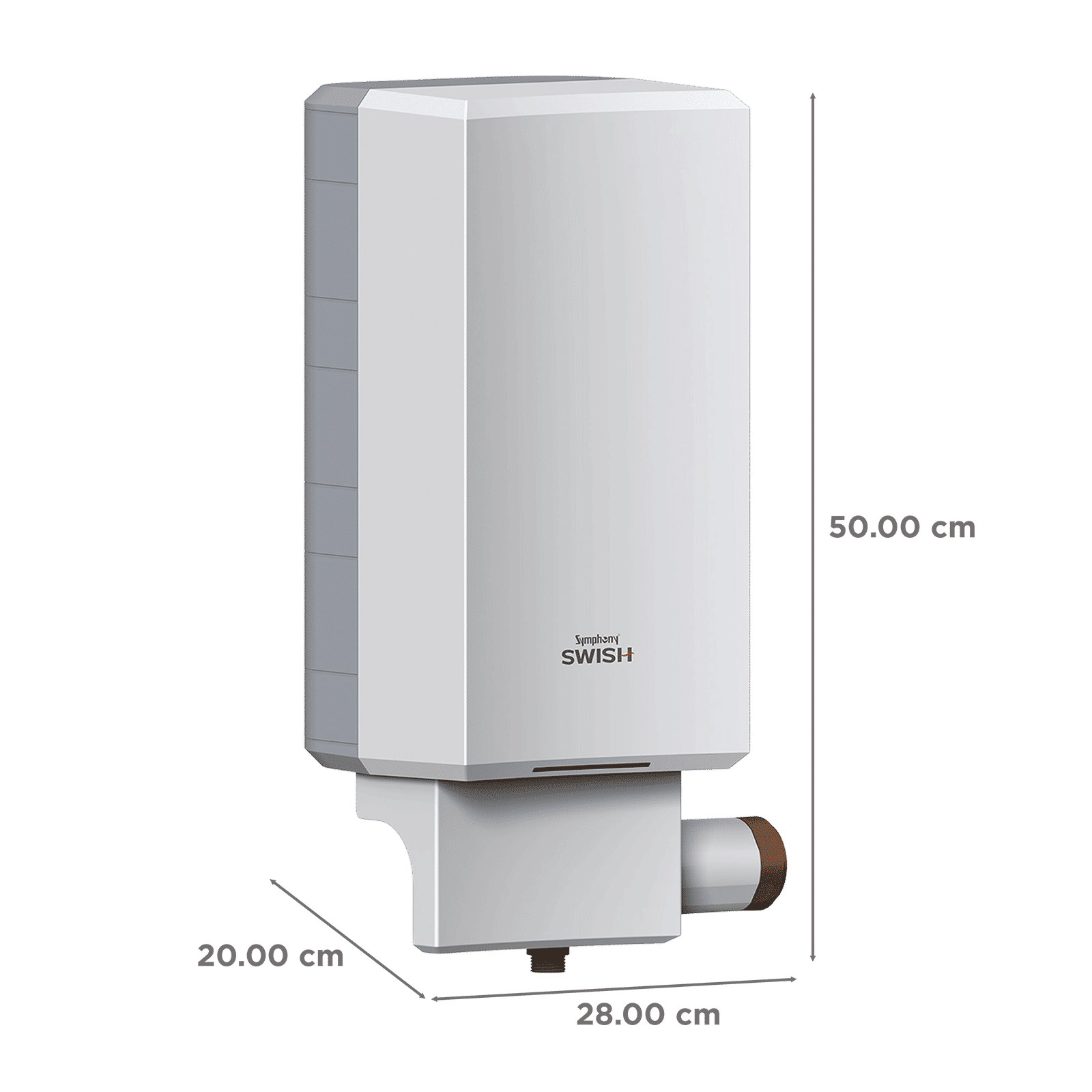 Symphony SWISH 5.9 Litre Vertical Instant Geyser with PUROPOD Cartridge Technology (White)_2