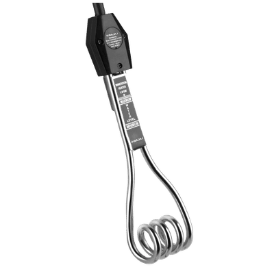 BAJAJ 1000W Shockproof Immersion Rod with ISI Approved (Nickel Plated Heating Element, Black)