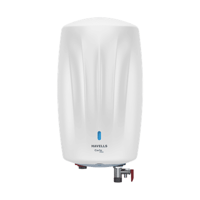 HAVELLS Carlo Pro 5.9 Litre Vertical Instant Geyser with Whirlflow Technology (White & Blue)