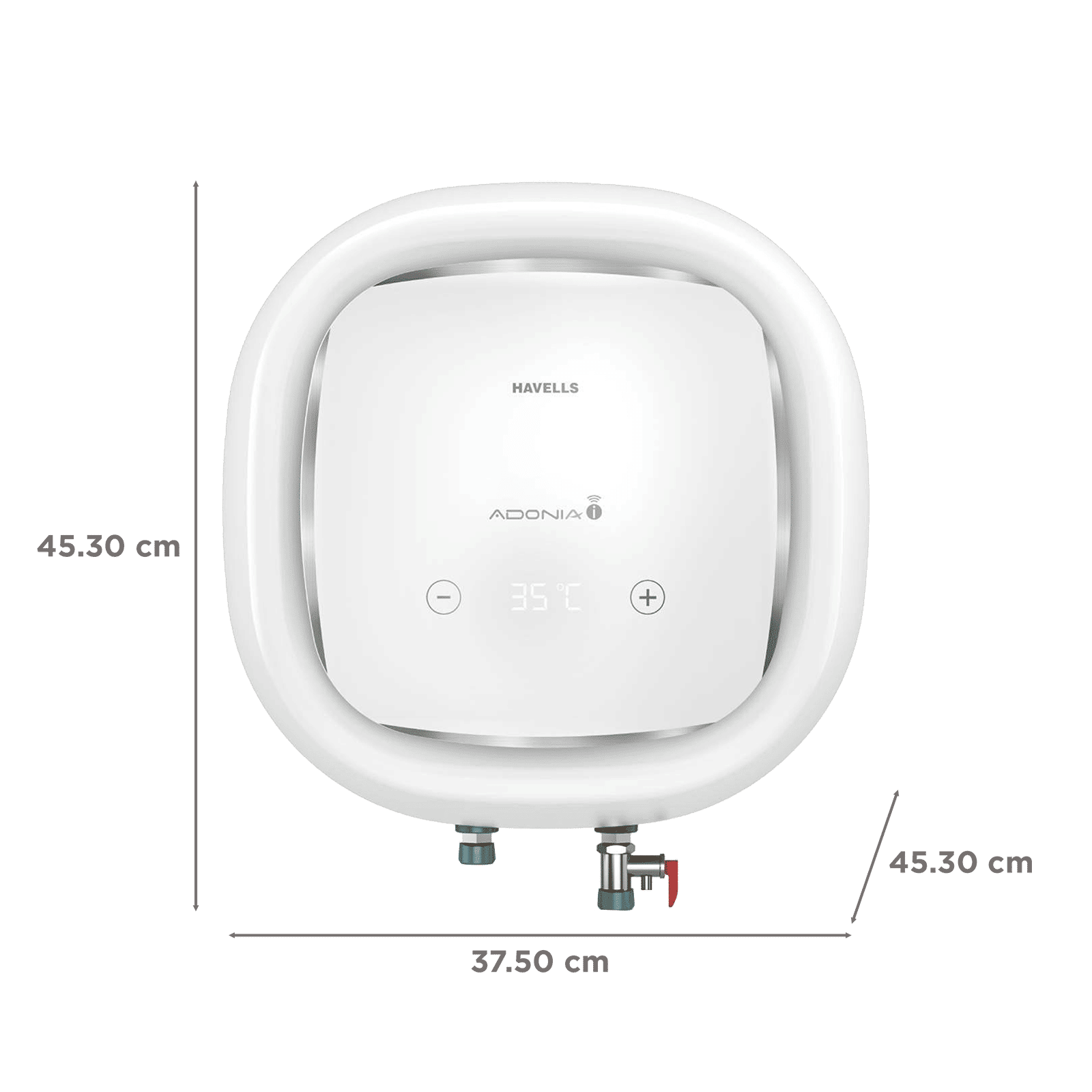Havells Adonia I 25 Litre 4 Star Vertical Smart Geyser with Alexa & Google Assistant Compatibility (White) Havells Adonia I 25 Litre 4 Star Vertical Smart Geyser with Alexa & Google Assistant Compatibility (White)_2