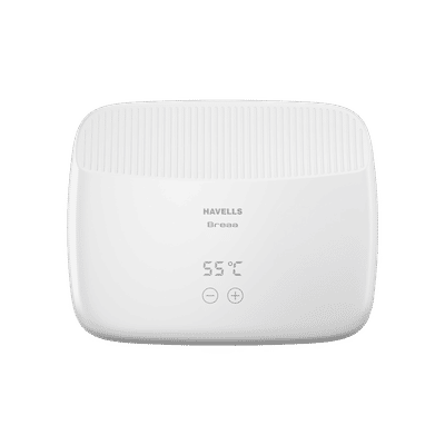 HAVELLS Breaa Vertical Tankless Geyser with Smart Digital Control (White)