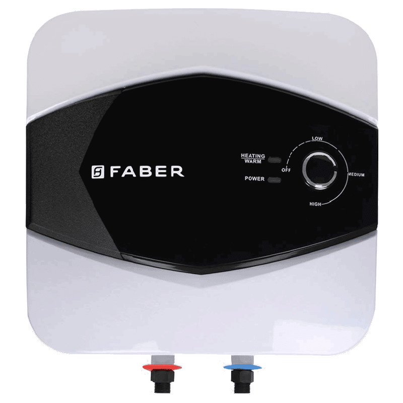 FABER 25 Litres 5 Star Storage Water Geyser (2000 Watts, FWG Glitz, White/Black) FABER 25 Litres 5 Star Storage Water Geyser (2000 Watts, FWG Glitz, White/Black)_1