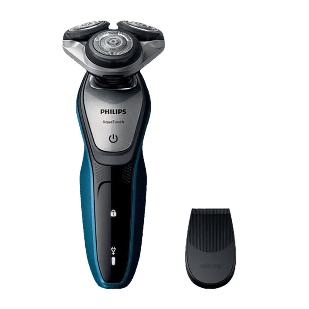Philips AquaTouch Cordless Wet and Dry Shaver for Beard for Men (45Mins Runtime, Multiprecision Blade System, Neptune Blue and Charcoal Grey) Philips AquaTouch Cordless Wet and Dry Shaver for Beard for Men (45Mins Runtime, Multiprecision Blade System, Neptune Blue and Charcoal Grey)_1