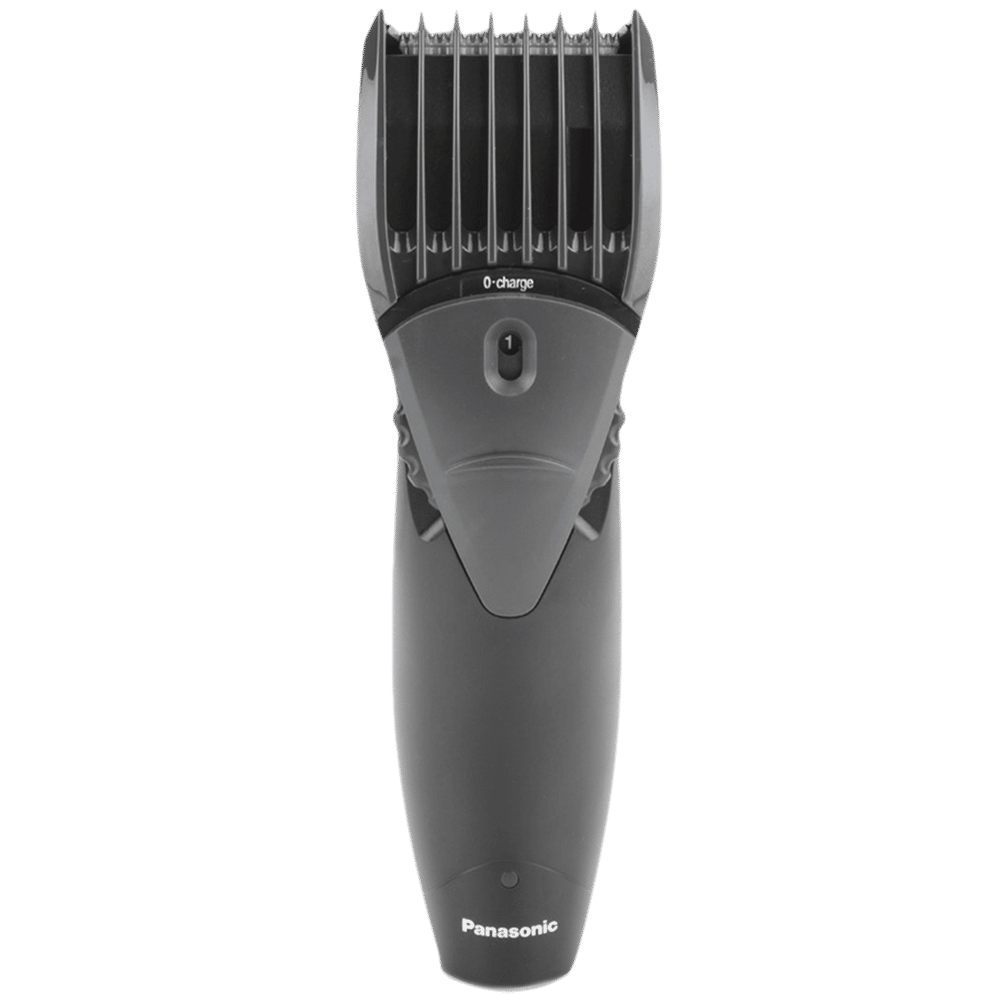 Panasonic ER207 Rechargeable Corded & Cordless Dry Trimmer for Hair, Beard & Moustache with 12 Length Settings for Men (40mins Runtime, Japanese Blade Technology, Black)_1
