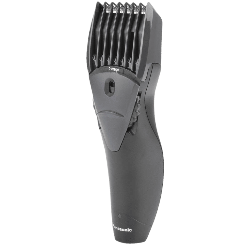 Panasonic ER207 Rechargeable Corded & Cordless Dry Trimmer for Hair, Beard & Moustache with 12 Length Settings for Men (40mins Runtime, Japanese Blade Technology, Black)_6