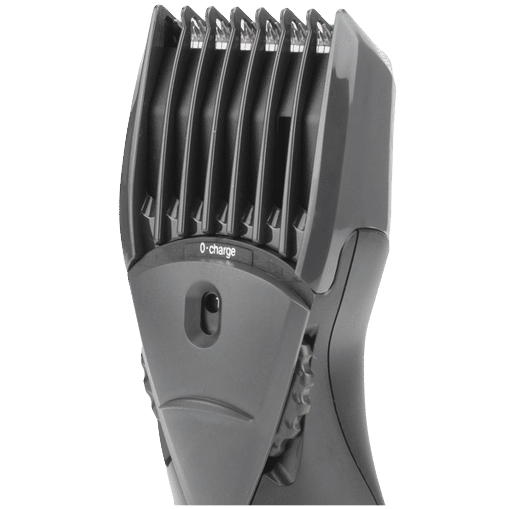 Panasonic ER207 Rechargeable Corded & Cordless Dry Trimmer for Hair, Beard & Moustache with 12 Length Settings for Men (40mins Runtime, Japanese Blade Technology, Black)_8