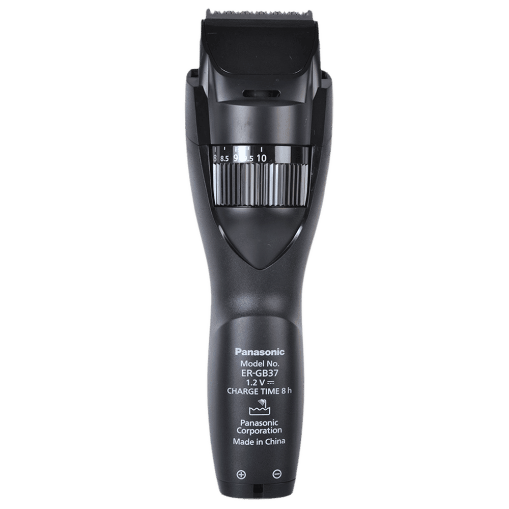Panasonic ER-GB37 Rechargeable Corded & Cordless Wet & Dry Trimmer for Body Grooming, Beard & Moustache with 20 Length Settings for Men (50mins Runtime, Japanese Blade Technology, Black & Grey) Panasonic ER-GB37 Rechargeable Corded & Cordless Wet & Dry Trimmer for Body Grooming, Beard & Moustache with 20 Length Settings for Men (50mins Runtime, Japanese Blade Technology, Black & Grey)_6