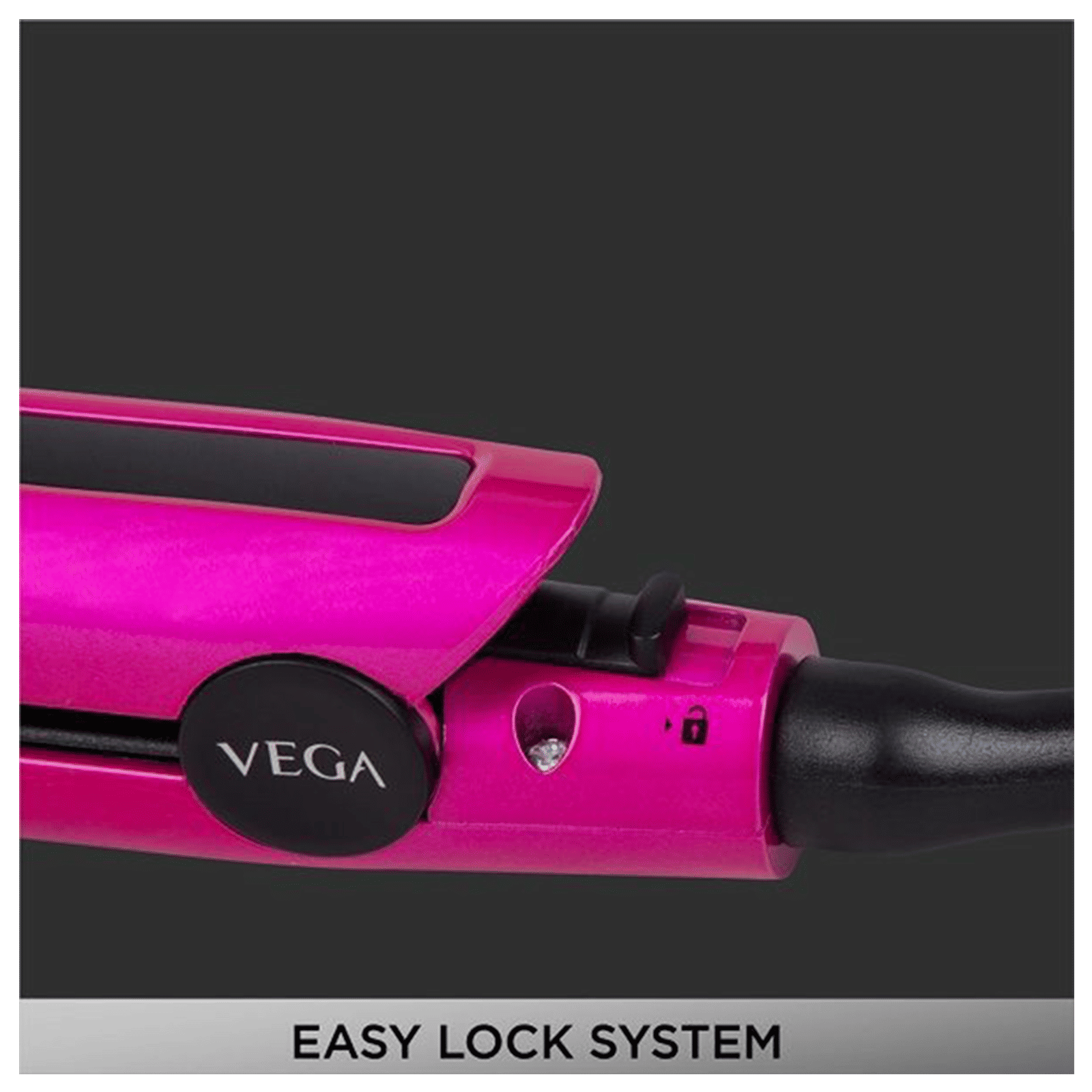 VEGA Trendy Hair Straightener with LED Indicator (Ceramic Plates, Magenta)_12