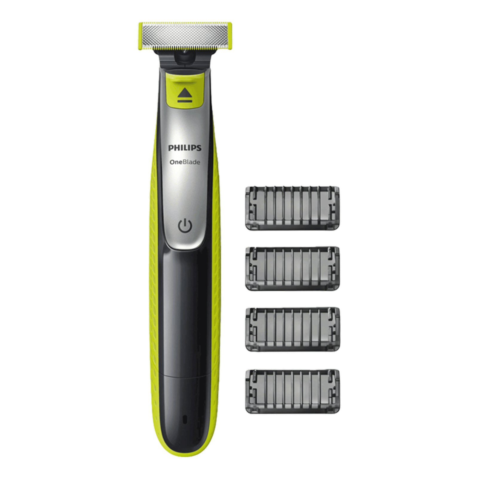 PHILIPS OneBlade Rechargeable Cordless Shaver for Face for Men (60min Runtime, Unique OneBlade Technology, Lime Green & Charcoal Grey) PHILIPS OneBlade Rechargeable Cordless Shaver for Face for Men (60min Runtime, Unique OneBlade Technology, Lime Green & Charcoal Grey)_1
