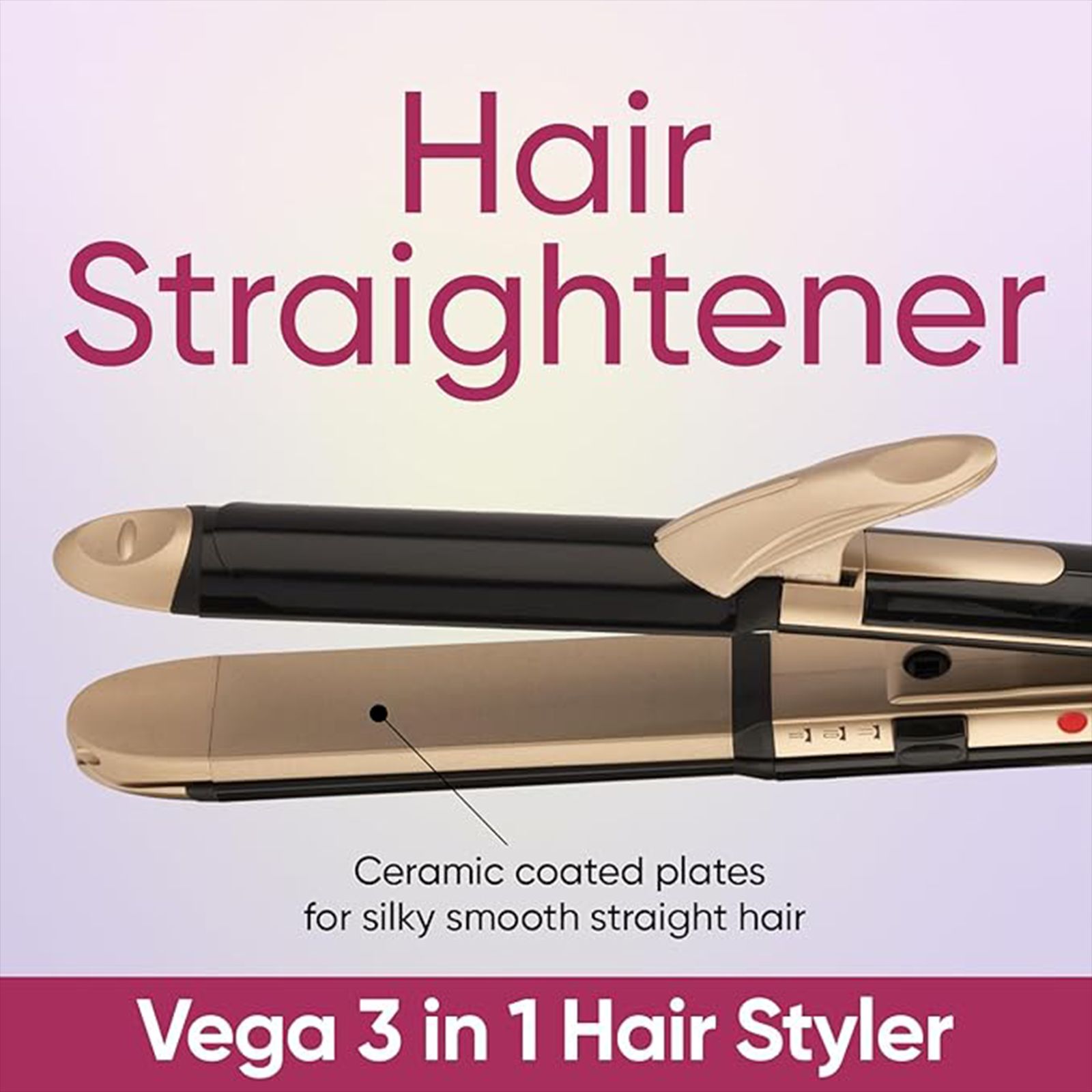 VEGA VHSCC-01 3-in-1 Hair Styler with Ceramic Coating Technology (Easy Lock System, Black & Gold) VEGA VHSCC-01 3-in-1 Hair Styler with Ceramic Coating Technology (Easy Lock System, Black & Gold)_14