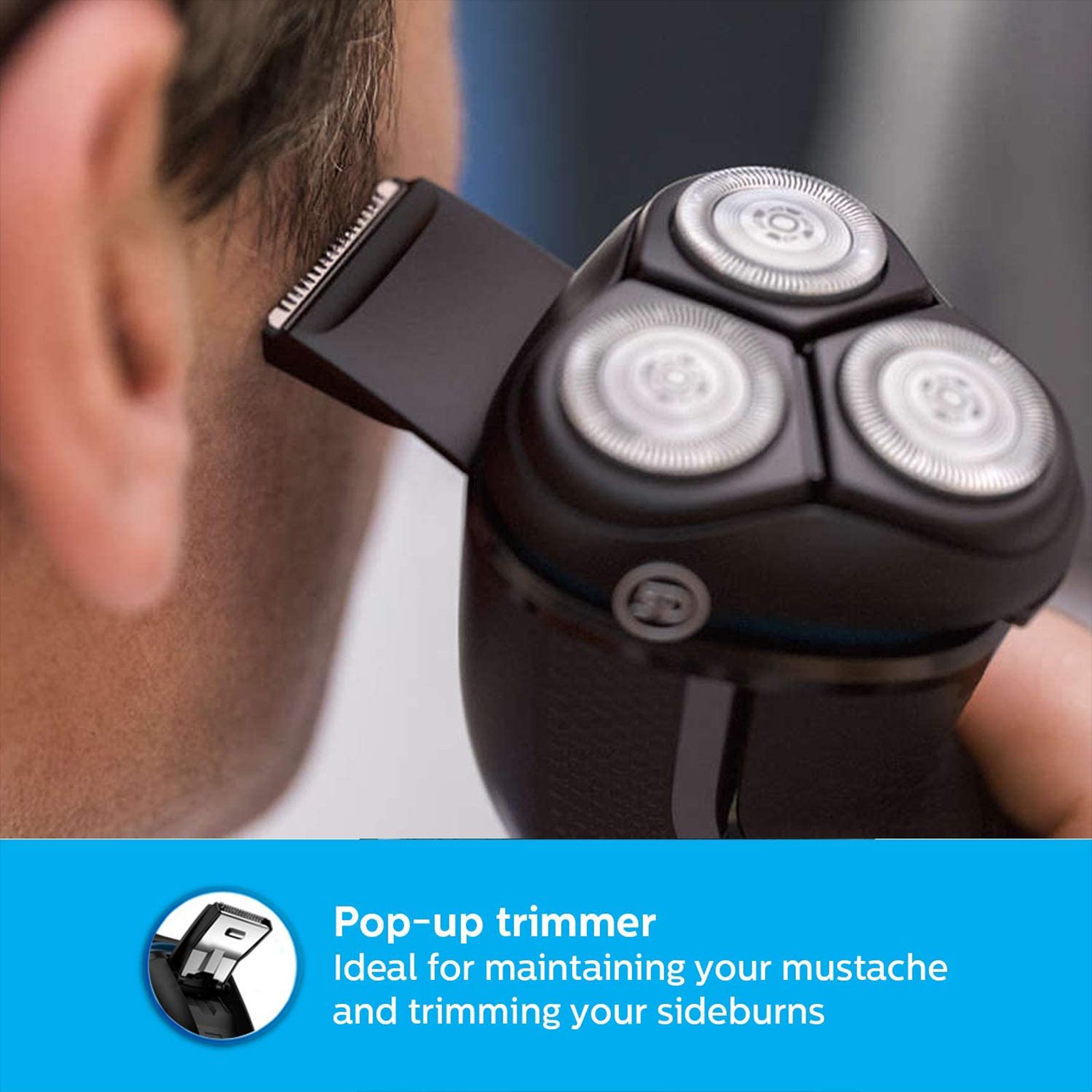 PHILIPS Series 3000 Rechargeable Cordless Shaver for Face for Men (55min Runtime, ComfortCut Blade System, Shiny Black) PHILIPS Series 3000 Rechargeable Cordless Shaver for Face for Men (55min Runtime, ComfortCut Blade System, Shiny Black)_14