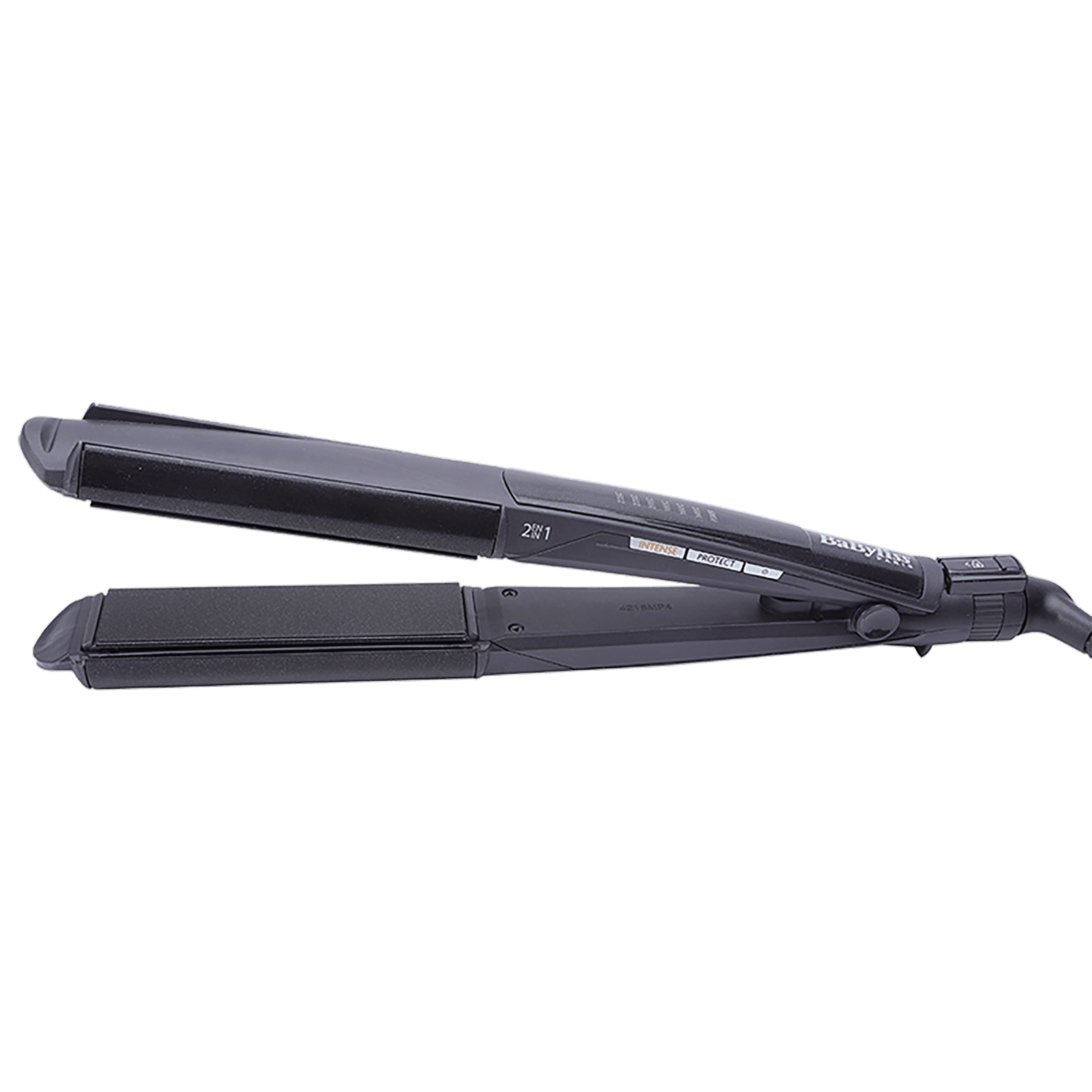 BaByliss 2-in-1 Hair Straightener & Curler with I-curl Function (Diamond Ceramic Plate, Black) BaByliss 2-in-1 Hair Straightener & Curler with I-curl Function (Diamond Ceramic Plate, Black)_1