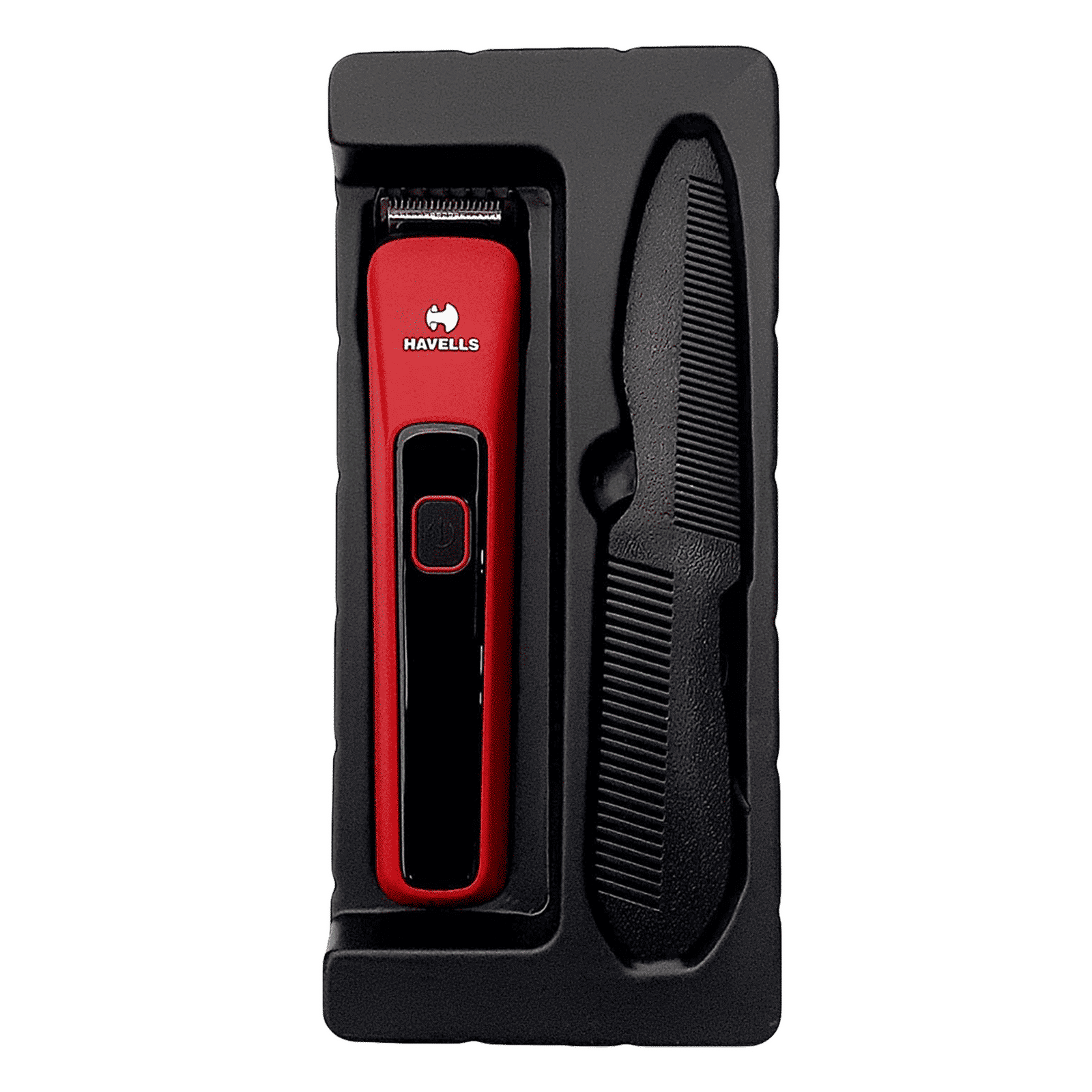 HAVELLS BT5111C Rechargeable Cordless Dry Trimmer for Beard & Moustache with 5 Length Settings for Men (45mins Runtime, LED Indicator, Red) HAVELLS BT5111C Rechargeable Cordless Dry Trimmer for Beard & Moustache with 5 Length Settings for Men (45mins Runtime, LED Indicator, Red)_7