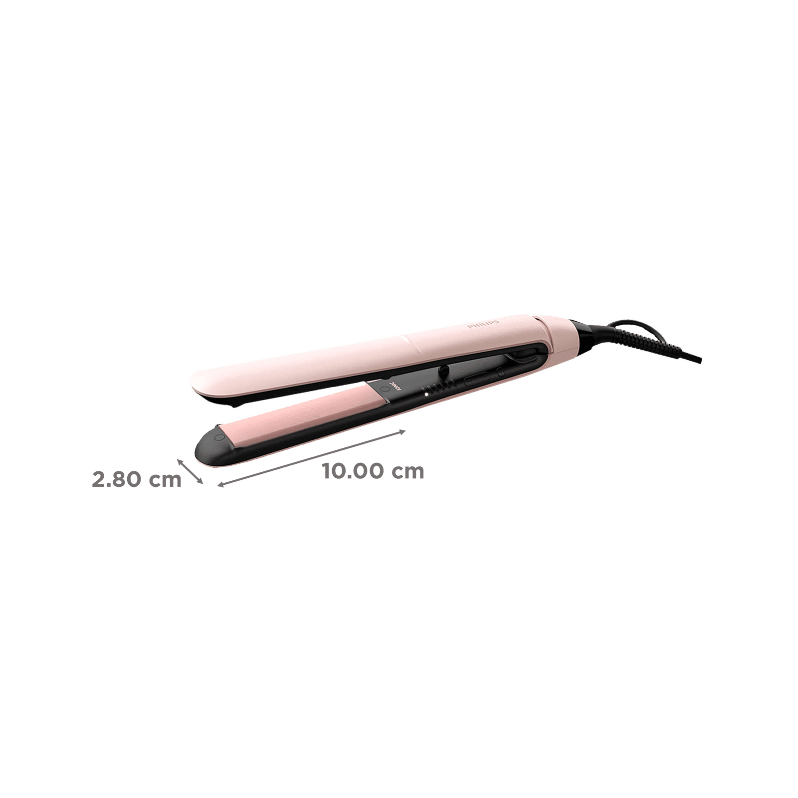 PHILIPS Advanced KeraShine Hair Straightener with Thermo Protect Technology (Ceramic Plates, Pink & Black)_2