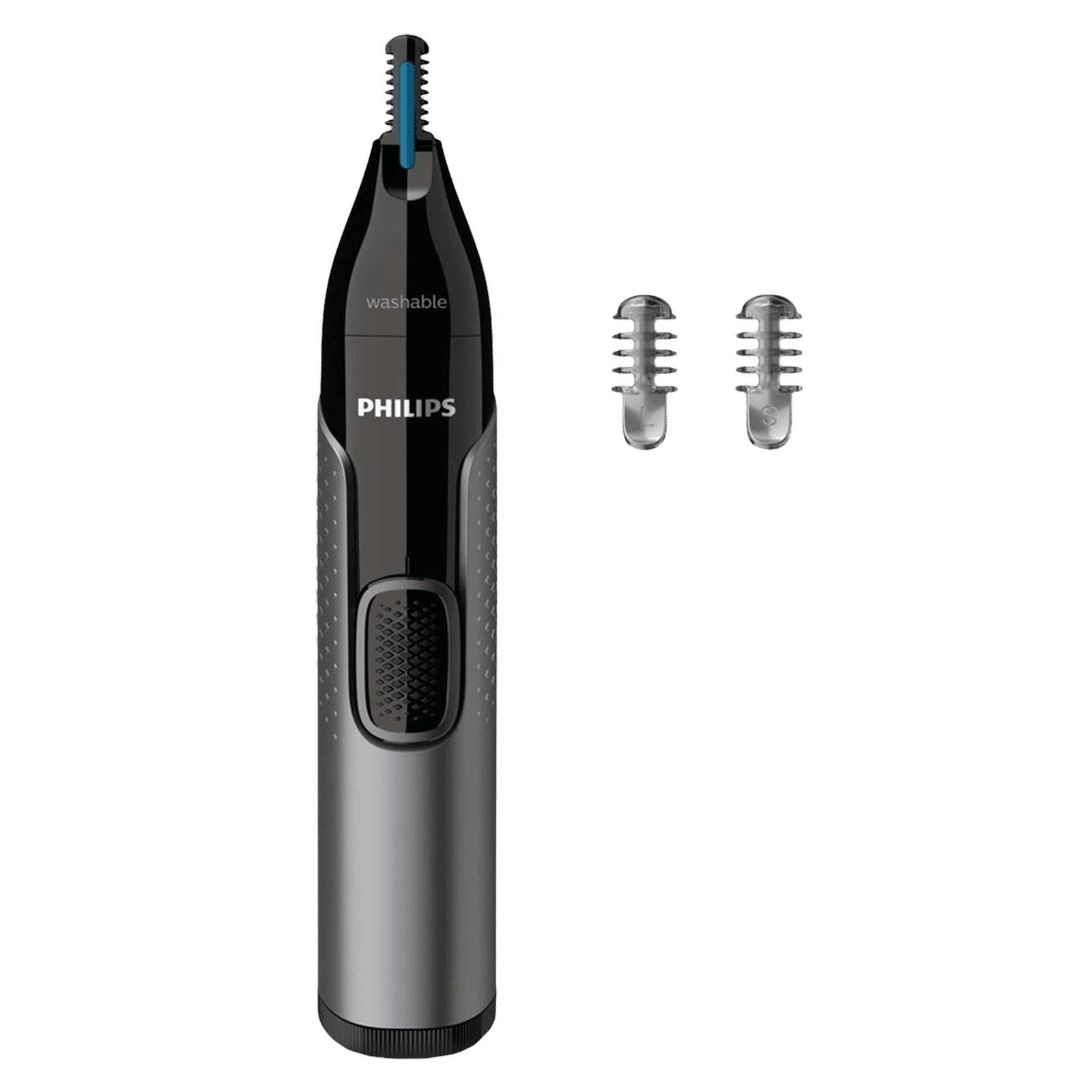 PHILIPS Series 3000 Rechargeable Cordless Wet & Dry Trimmer for Nose, Ear & Eyebrow for Men & Women (PrecisionTrim Technology, Grey)_1