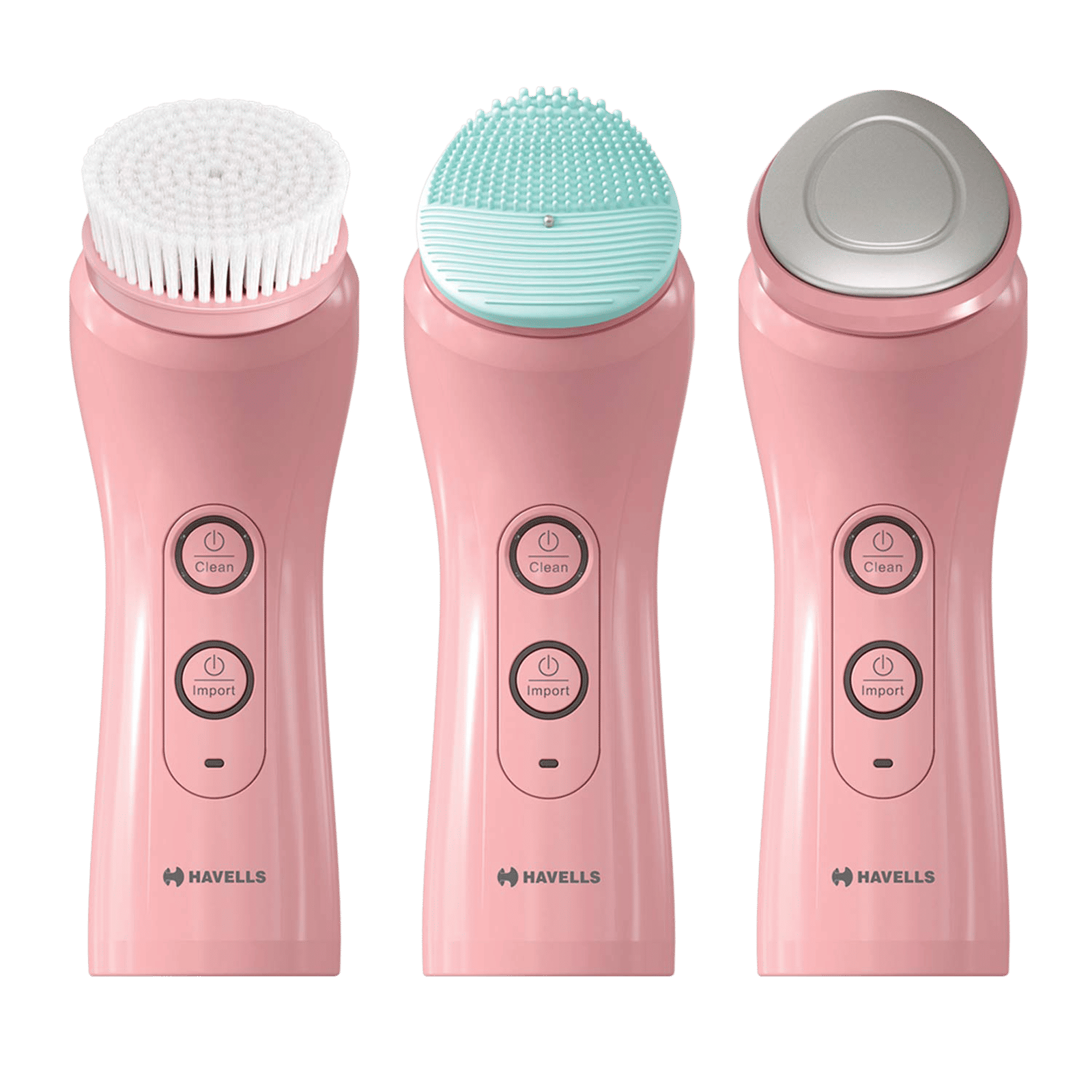 HAVELLS Skin Care Cordless 2-in-1 Facial Cleanser (6 Operation Modes, SC5070, Pink)_3