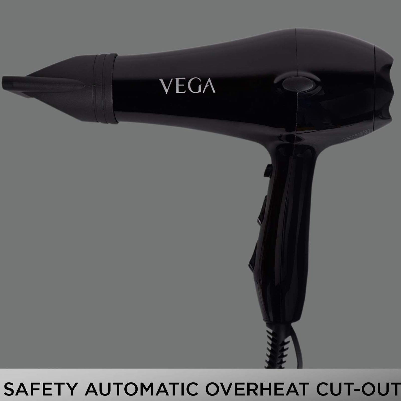 VEGA Pro Touch Hair Dryer with 2 Heat Settings (Overheat Protection, Black) VEGA Pro Touch Hair Dryer with 2 Heat Settings (Overheat Protection, Black)_8