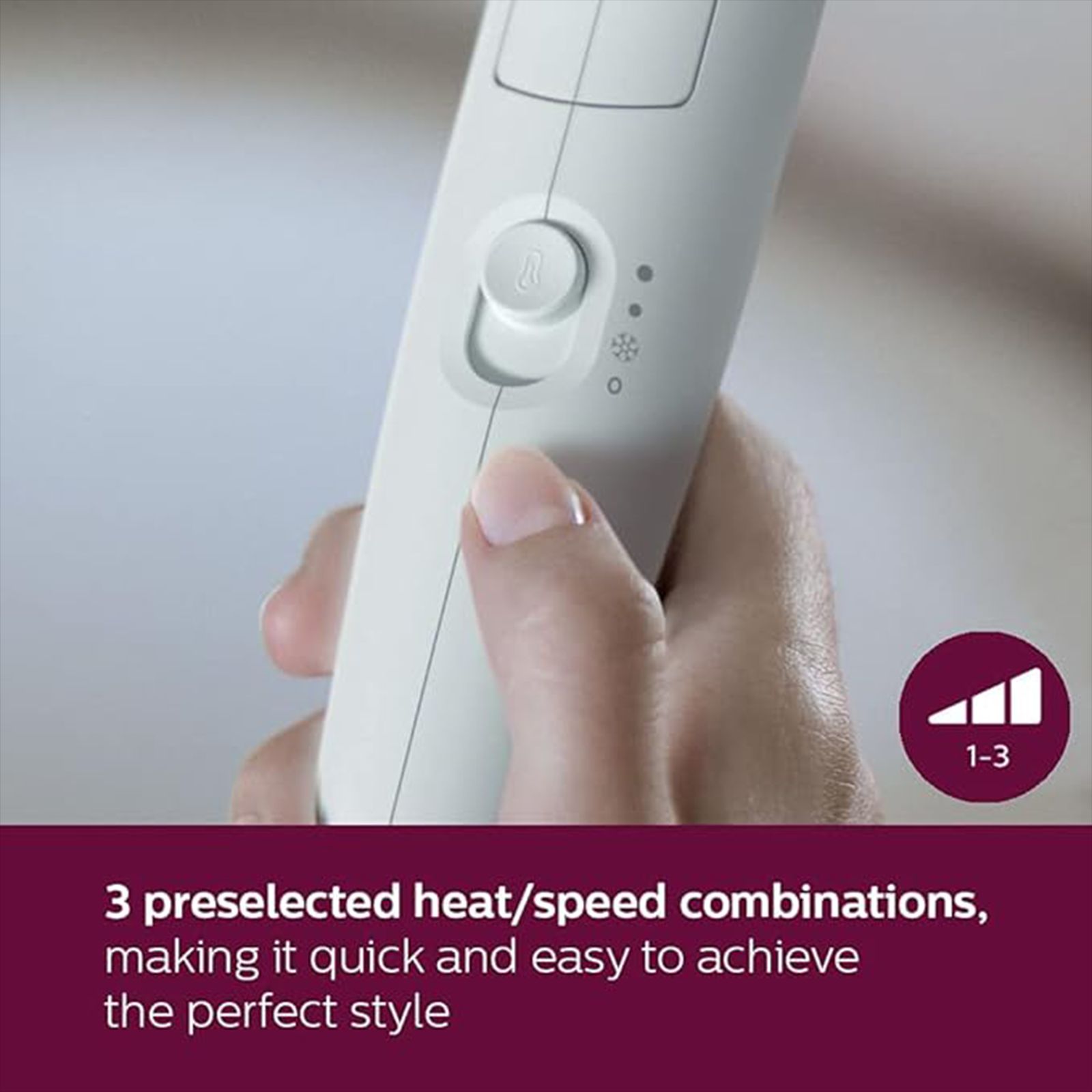PHILIPS 3000 Series Hair Dryer with 3 Heat Settings & Cool Air Function (Thermo Protect Technology, White & Pink) PHILIPS 3000 Series Hair Dryer with 3 Heat Settings & Cool Air Function (Thermo Protect Technology, White & Pink)_11