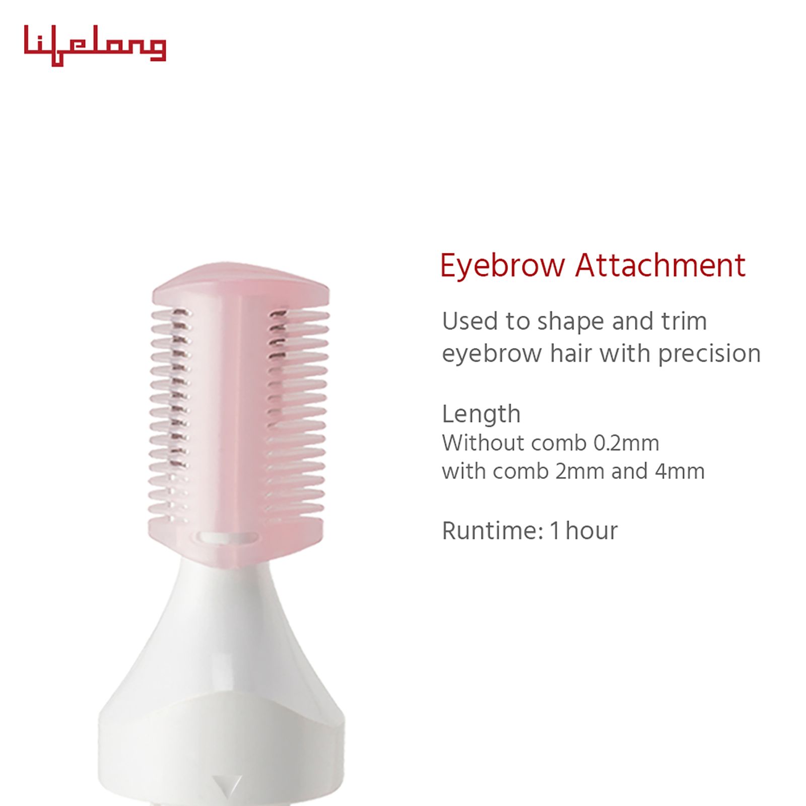 Lifelong LLPCW30 Rechargeable Cordless Dry Trimmer for Intimate Areas with 1 Length Settings for Women (60mins Runtime, Quick Charging, White)_5