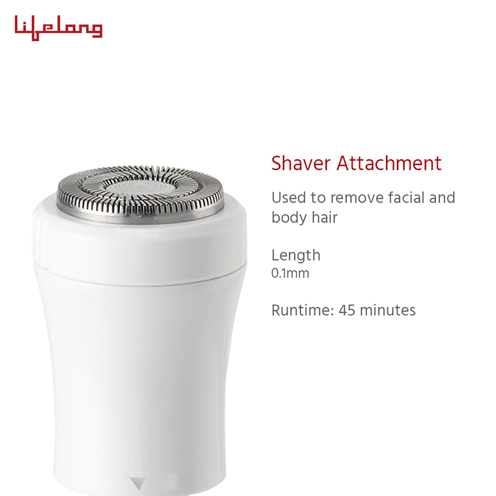 Lifelong LLPCW30 Rechargeable Cordless Dry Trimmer for Intimate Areas with 1 Length Settings for Women (60mins Runtime, Quick Charging, White)_7