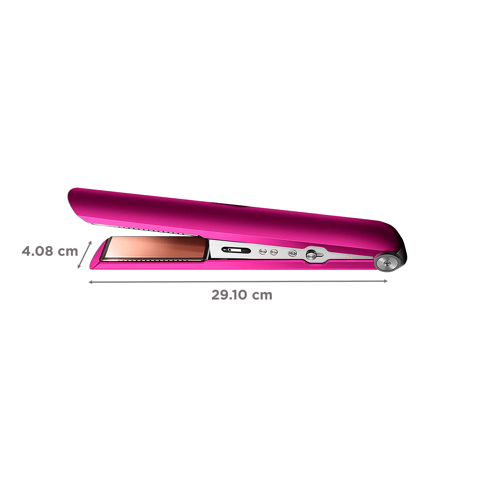 dyson Corrale Rechargeable Hair Straightener with Intelligent Heat Control (Manganese Copper Plates, Bright Fuchsia & Bright Nickel)_2