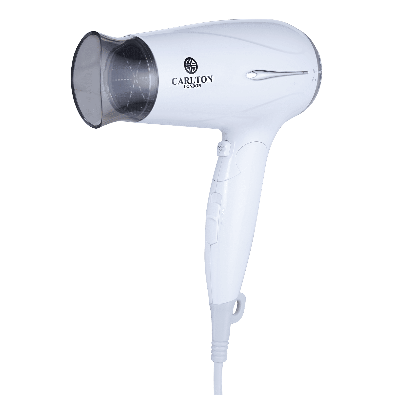Carlton London Hair Dryer with 3 Heat Settings & Cold Blast (Ionic Technology, White) Carlton London Hair Dryer with 3 Heat Settings & Cold Blast (Ionic Technology, White)_1