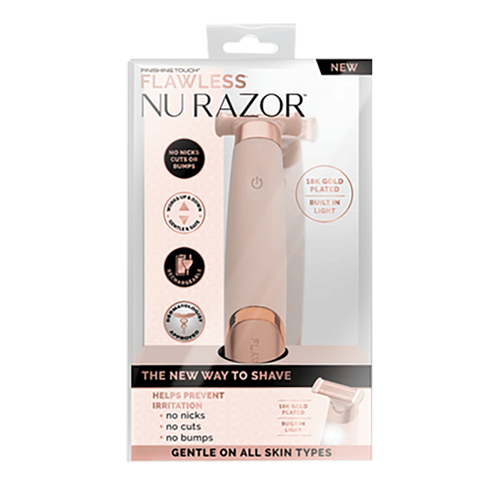 FINISHING TOUCH FLAWLESS NU Razor Rechargeable Cordless Electric Shaver for Arms, Legs & Intimate Areas for Women (240min Runtime, German Technology, Rose Gold) FINISHING TOUCH FLAWLESS NU Razor Rechargeable Cordless Electric Shaver for Arms, Legs & Intimate Areas for Women (240min Runtime, German Technology, Rose Gold)_9