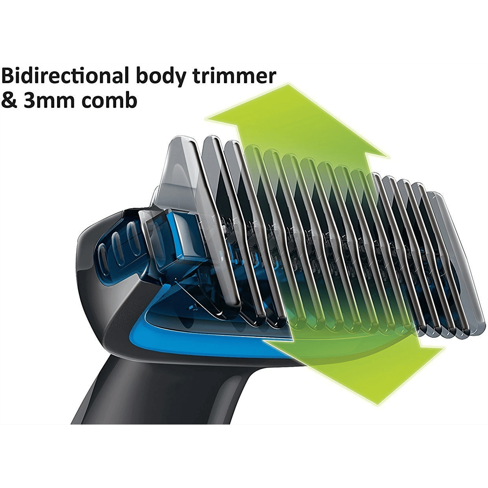 PHILIPS Series 1000 Cordless Wet & Dry Trimmer for Body & Intimate Areas with 2 Length Settings for Men (2months Runtime, Skin Protection System, Grey) PHILIPS Series 1000 Cordless Wet & Dry Trimmer for Body & Intimate Areas with 2 Length Settings for Men (2months Runtime, Skin Protection System, Grey)_7