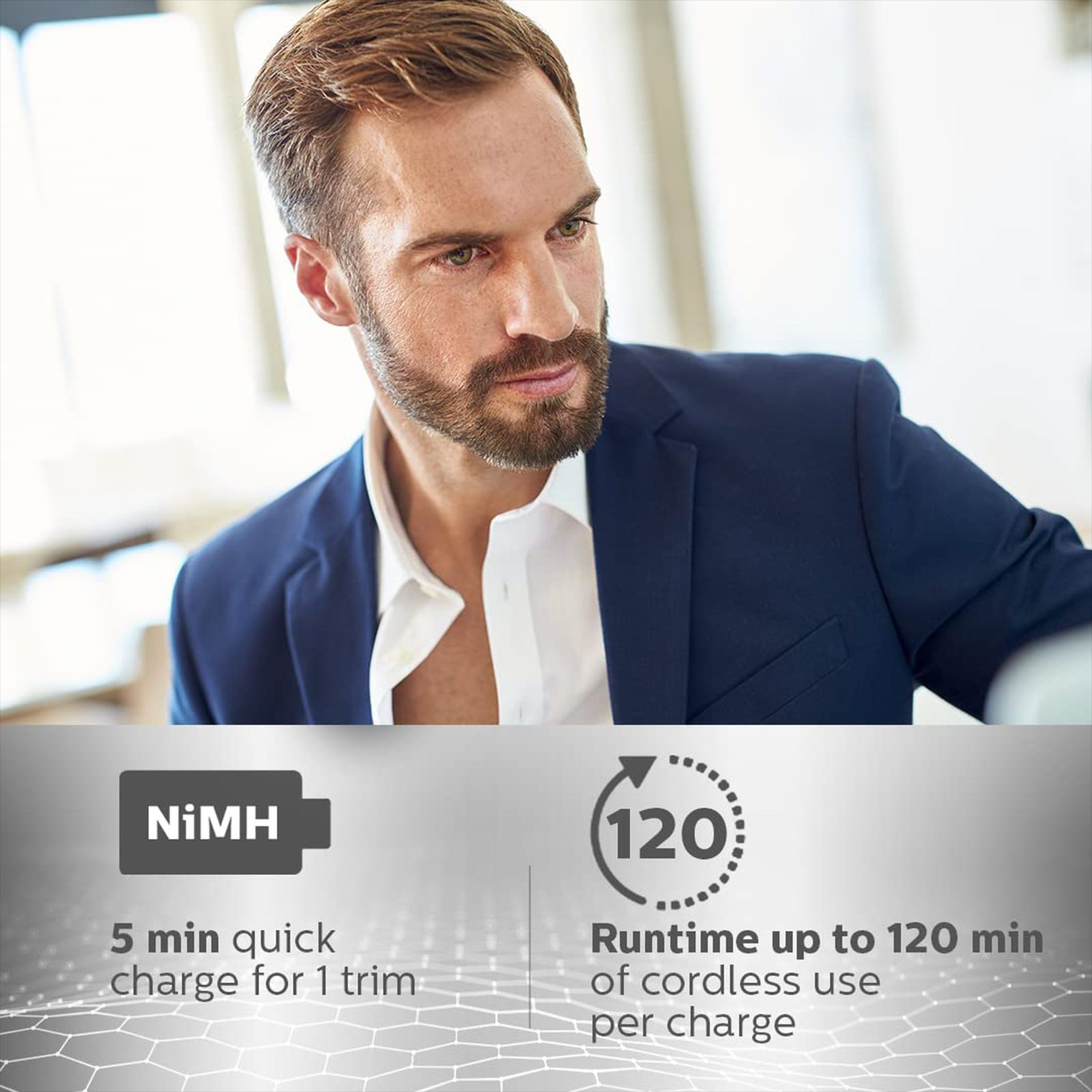PHILIPS Series 7000 13-in-1 Rechargeable Cordless Grooming Kit for Face, Hair & Body for Men (120min Runtime, DualCut Technology, Silver) PHILIPS Series 7000 13-in-1 Rechargeable Cordless Grooming Kit for Face, Hair & Body for Men (120min Runtime, DualCut Technology, Silver)_18