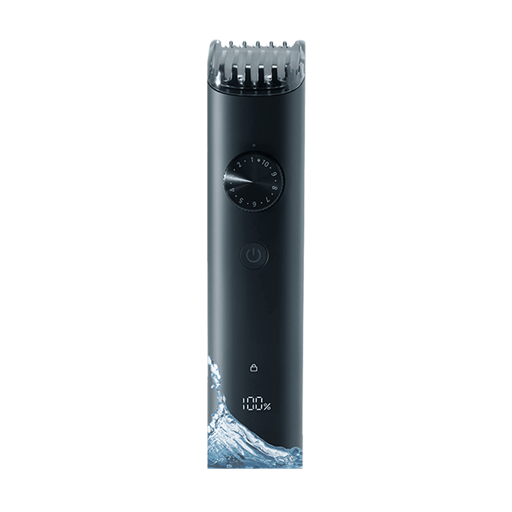 Xiaomi 2 Rechargeable Corded & Cordless Dry Trimmer for Beard & Moustache with 40 Length Settings for Men (90mins Runtime, IPX7 Waterproof, Black) Xiaomi 2 Rechargeable Corded & Cordless Dry Trimmer for Beard & Moustache with 40 Length Settings for Men (90mins Runtime, IPX7 Waterproof, Black)_1
