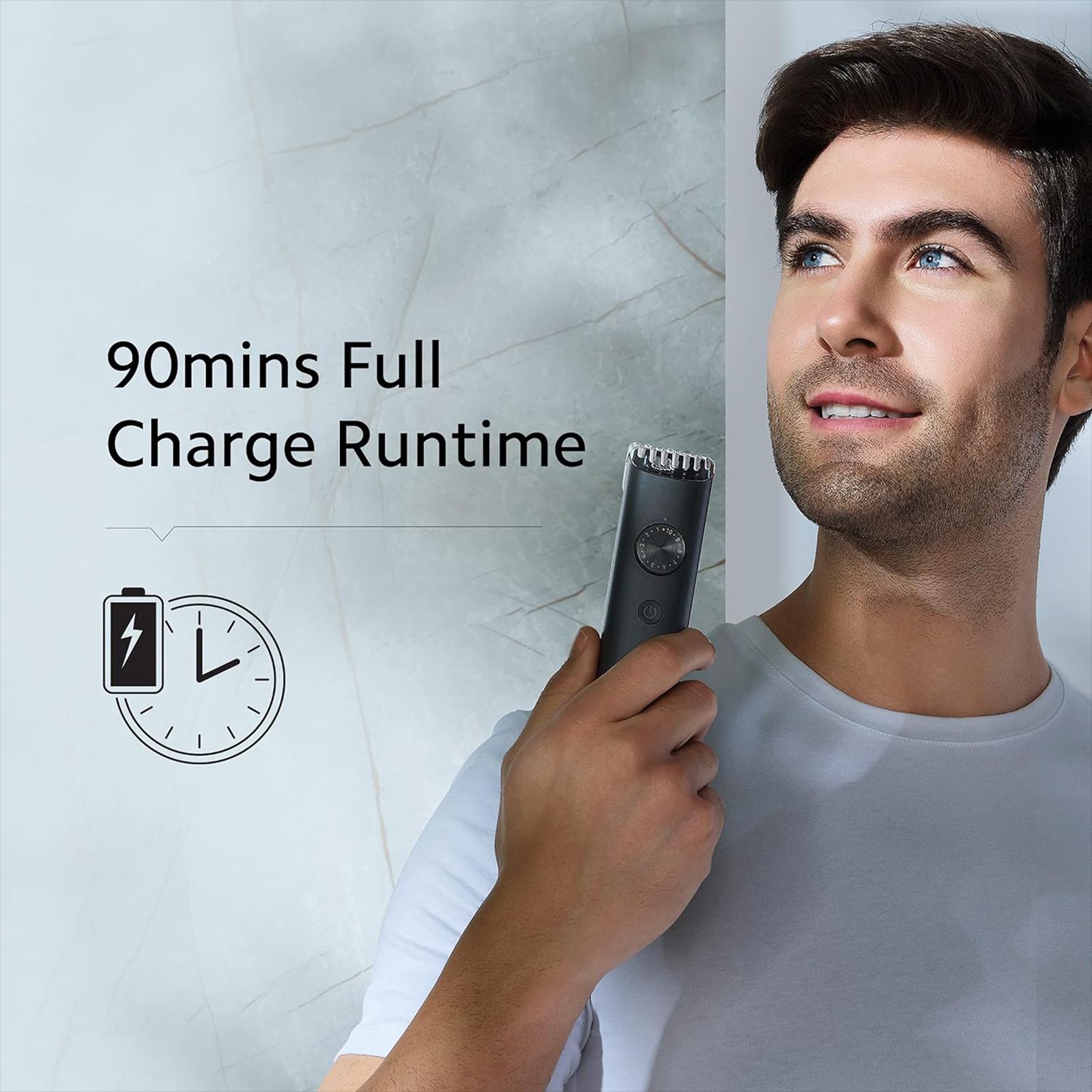 Xiaomi 2 Rechargeable Corded & Cordless Dry Trimmer for Beard & Moustache with 40 Length Settings for Men (90mins Runtime, IPX7 Waterproof, Black) Xiaomi 2 Rechargeable Corded & Cordless Dry Trimmer for Beard & Moustache with 40 Length Settings for Men (90mins Runtime, IPX7 Waterproof, Black)_12