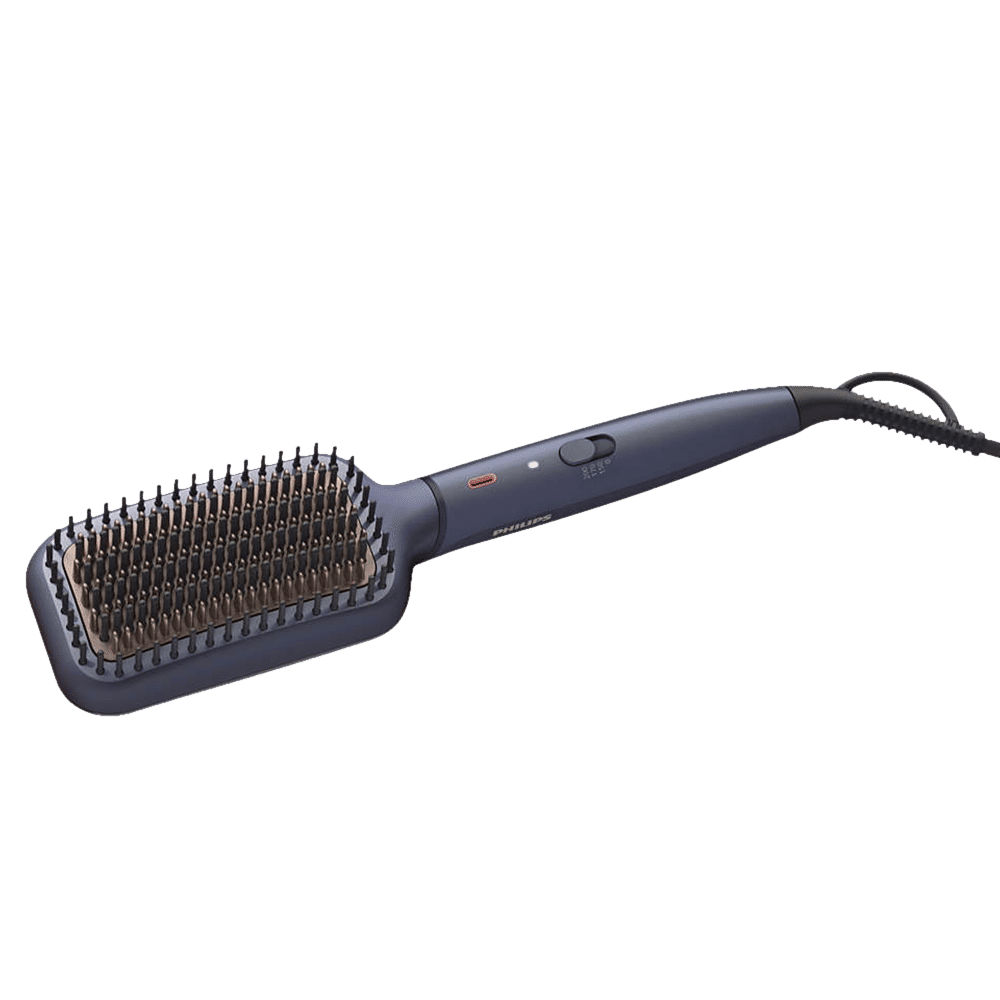 PHILIPS 5000 Hair Straightener with Silk Protect Technology (Ceramic Bristles, Blue)_1
