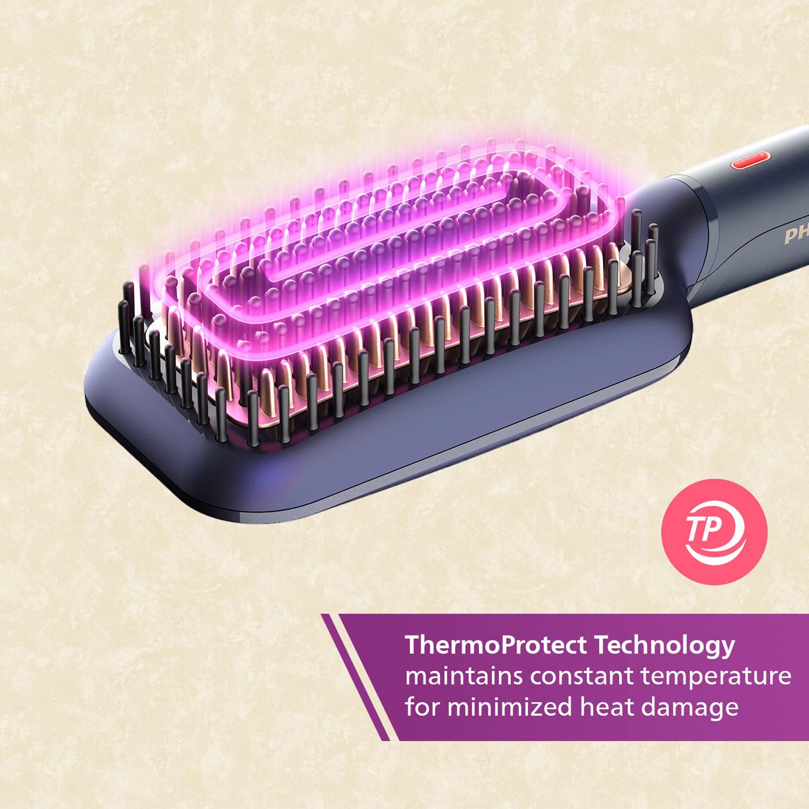 PHILIPS 5000 Hair Straightener with Silk Protect Technology (Ceramic Bristles, Blue)_13