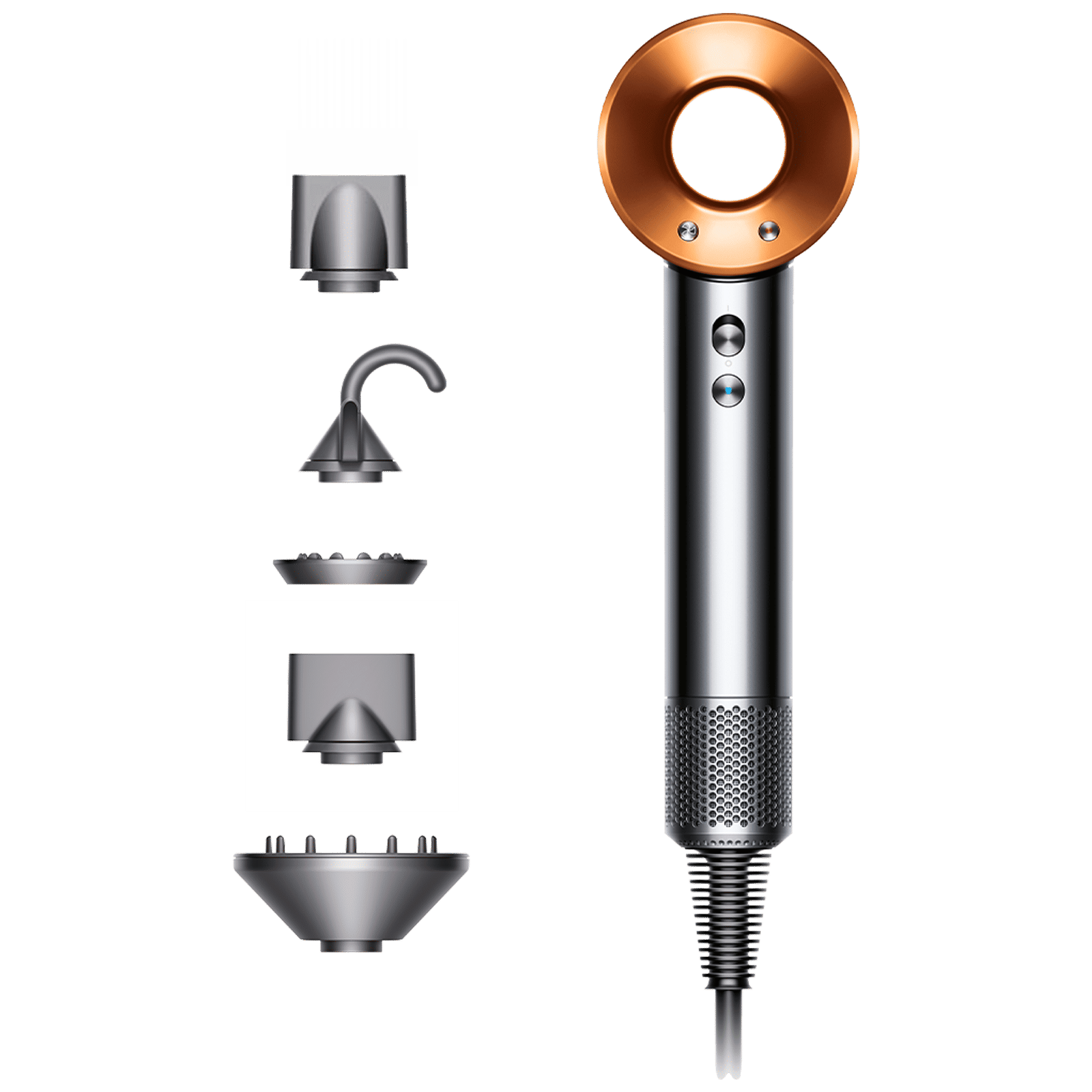dyson Supersonic Hair Dryer with 4 Heat Settings & Cold Blast (Air Multiplier Technology, Nickel & Copper) dyson Supersonic Hair Dryer with 4 Heat Settings & Cold Blast (Air Multiplier Technology, Nickel & Copper)_7