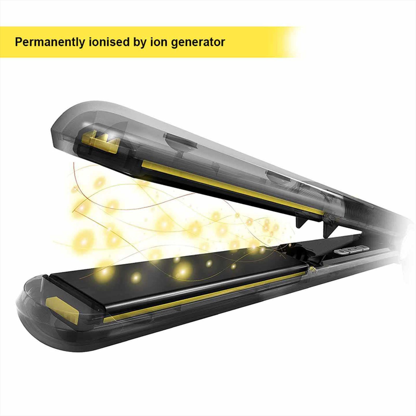 CARRERA Professional Hair Straightener with Permanent Ionisation (Ceramic Plates, Grey) CARRERA Professional Hair Straightener with Permanent Ionisation (Ceramic Plates, Grey)_10