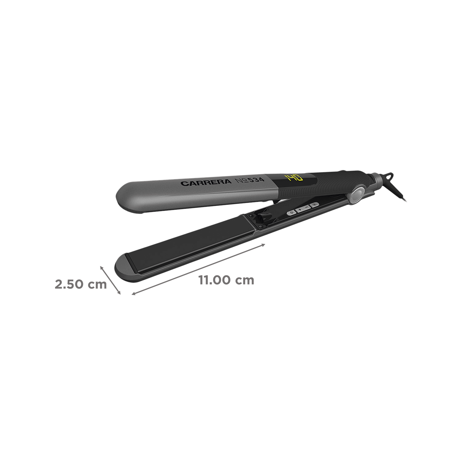 CARRERA Professional Hair Straightener with Permanent Ionisation (Ceramic Plates, Grey) CARRERA Professional Hair Straightener with Permanent Ionisation (Ceramic Plates, Grey)_2