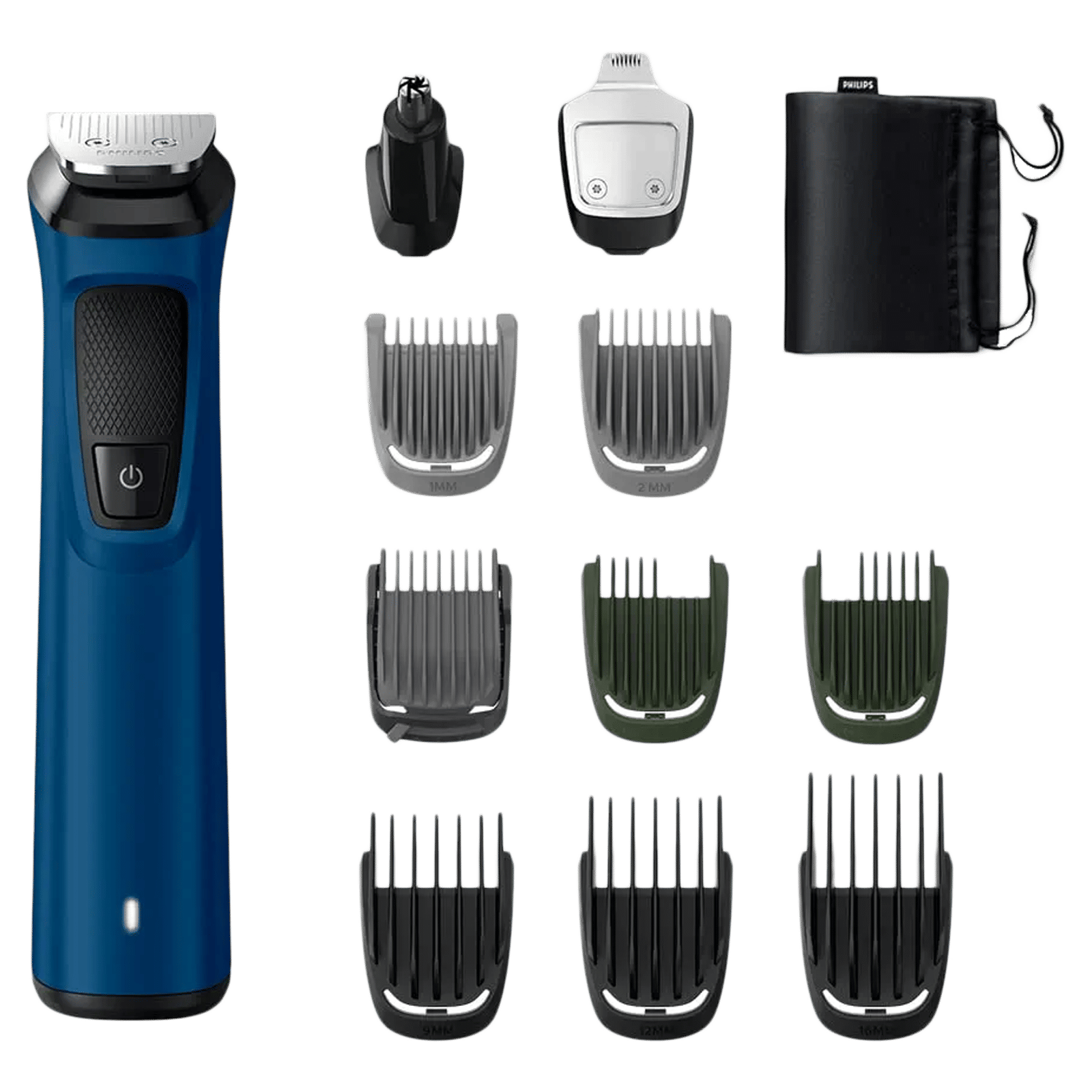 PHILIPS Series 7000 12-in-1 Rechargeable Cordless Grooming Kit for Face, Hair & Body for Men (90min Runtime, DualCut Technology, Blue) PHILIPS Series 7000 12-in-1 Rechargeable Cordless Grooming Kit for Face, Hair & Body for Men (90min Runtime, DualCut Technology, Blue)_1