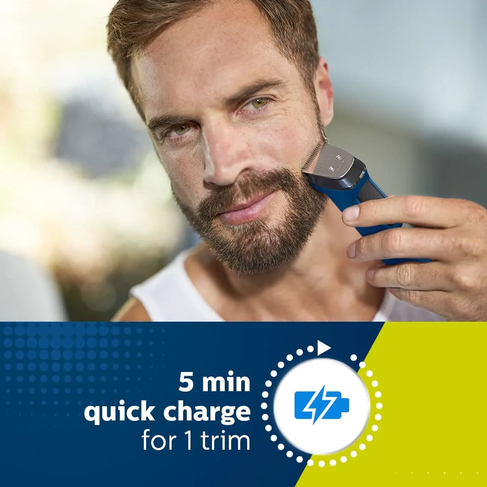 PHILIPS Series 7000 12-in-1 Rechargeable Cordless Grooming Kit for Face, Hair & Body for Men (90min Runtime, DualCut Technology, Blue) PHILIPS Series 7000 12-in-1 Rechargeable Cordless Grooming Kit for Face, Hair & Body for Men (90min Runtime, DualCut Technology, Blue)_9
