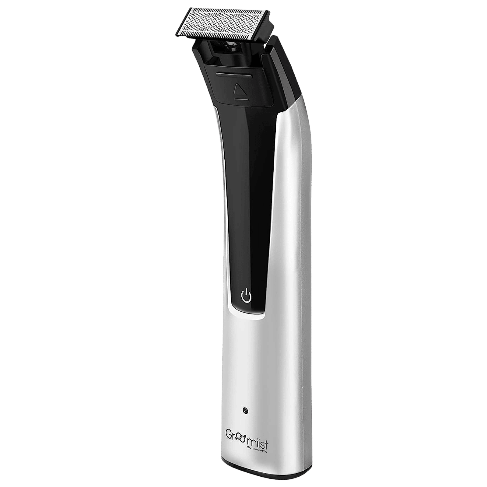 Groomiist Copper Series Rechargeable Corded & Cordless Wet & Dry Trimmer for Hair Clipping, Beard & Moustache for Men (90min Runtime, IPX6 Waterproof, Silver & Black)_1