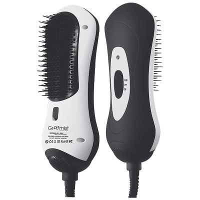 Groomiist Hair Dryer with 2 Heat Settings (Infrared Technology, White & Black)