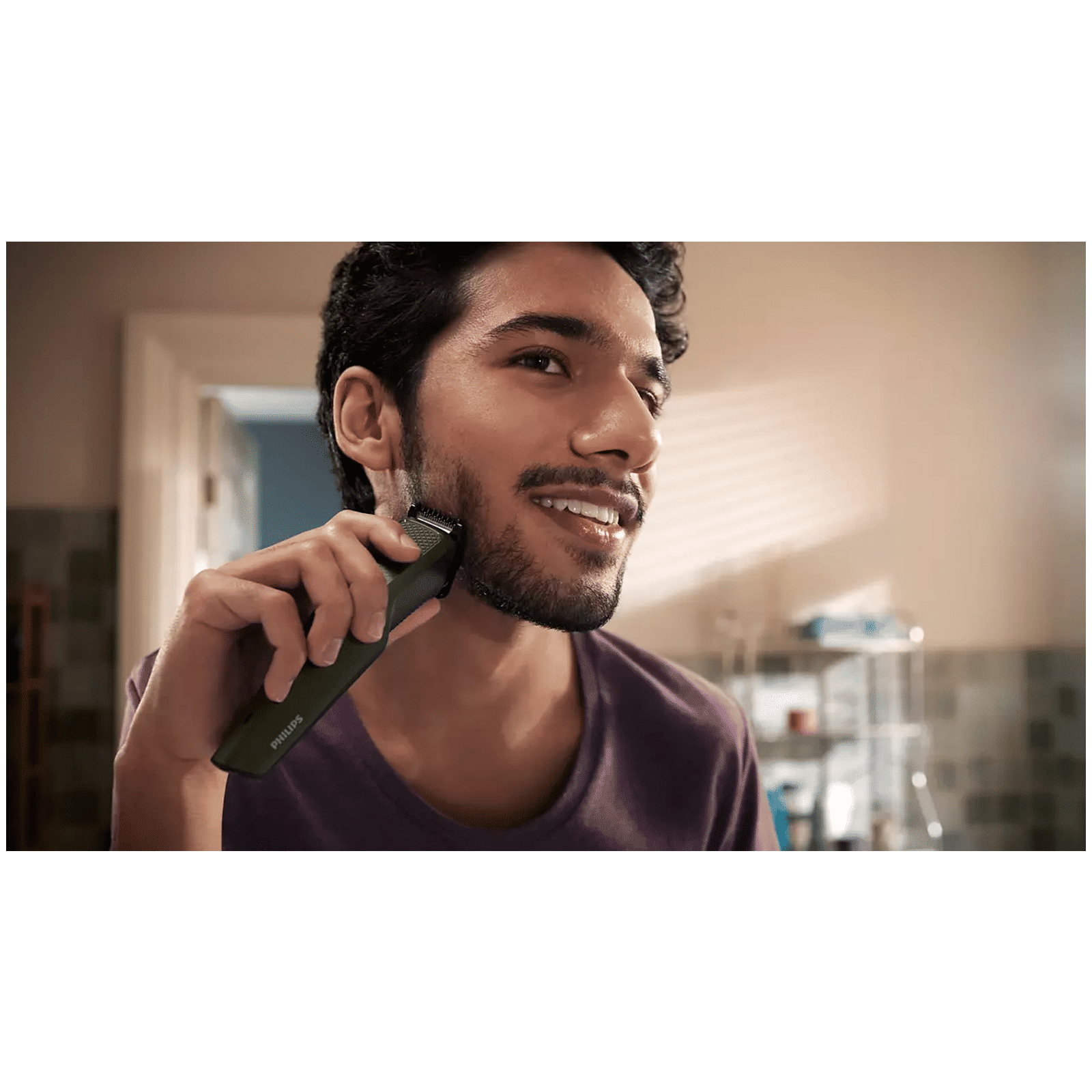 PHILIPS Series 1000 Rechargeable Cordless Wet & Dry Trimmer for Beard for Men (30mins Runtime, DuraPower Technology, Green) PHILIPS Series 1000 Rechargeable Cordless Wet & Dry Trimmer for Beard for Men (30mins Runtime, DuraPower Technology, Green)_4