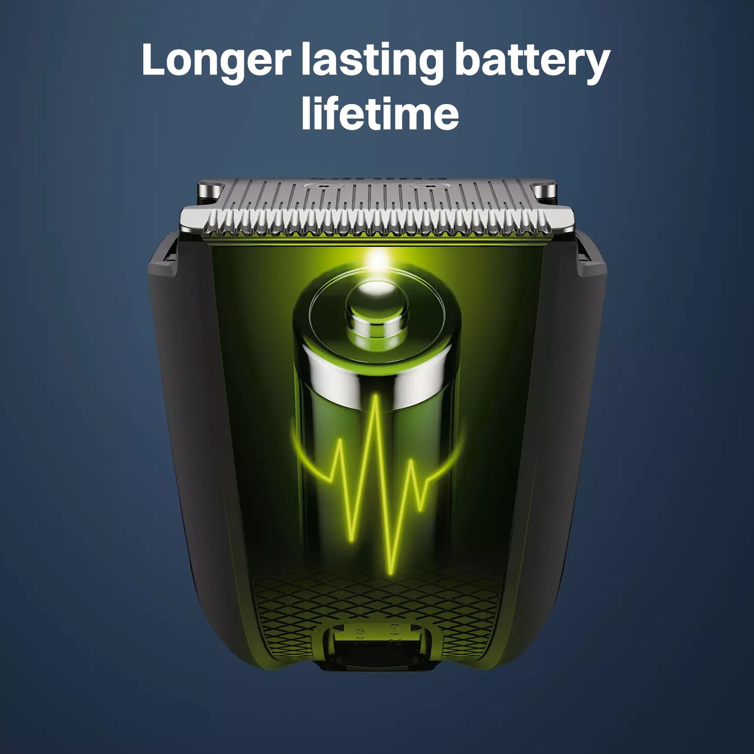 PHILIPS 3000 Series Rechargeable Cordless Wet & Dry Trimmer for Beard & Moustache with 20 Length Settings for Men (60min Runtime, LED Charge Indicator, Blue) PHILIPS 3000 Series Rechargeable Cordless Wet & Dry Trimmer for Beard & Moustache with 20 Length Settings for Men (60min Runtime, LED Charge Indicator, Blue)_9